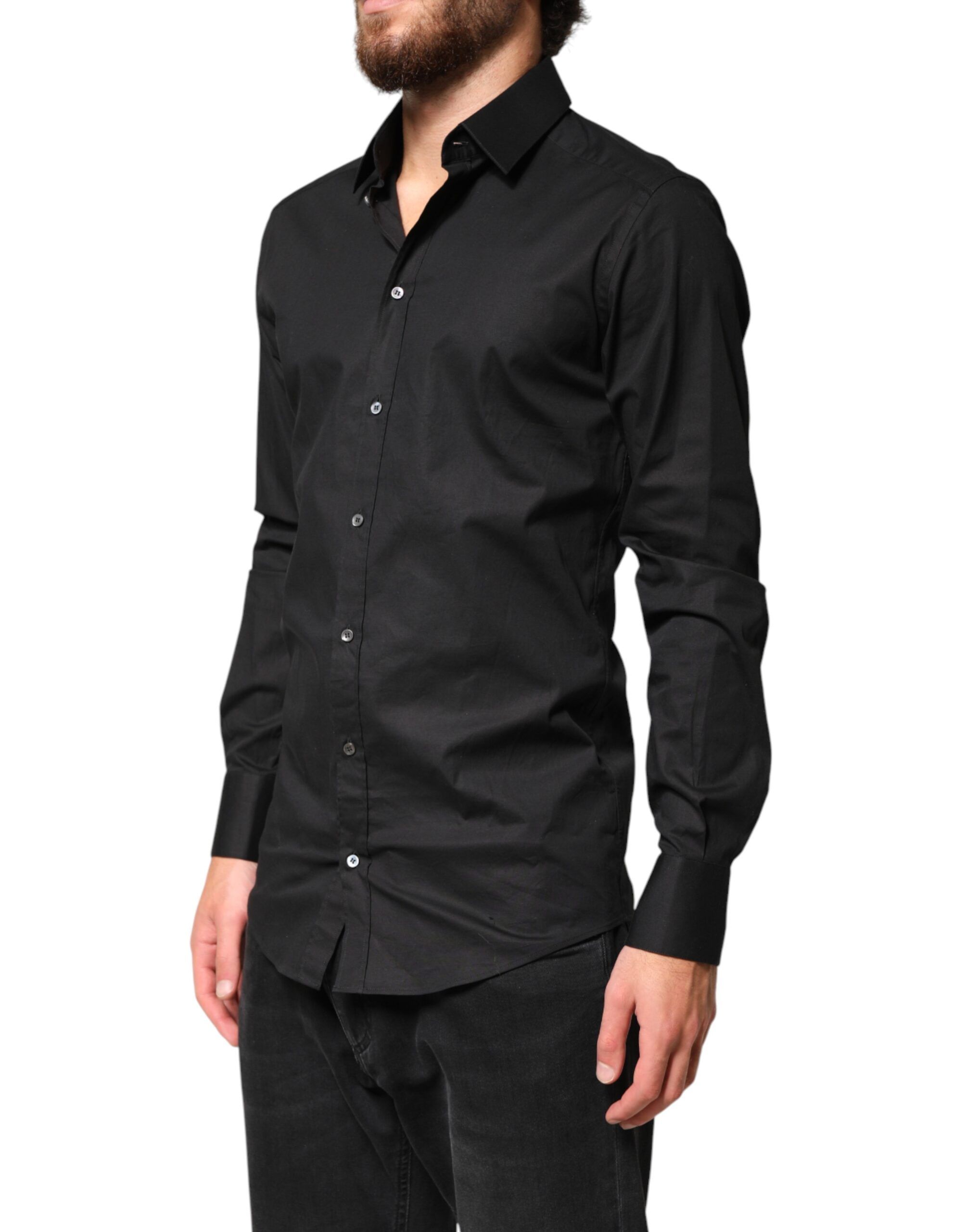 GOLD Cotton Men Dress Formal Men's Shirt (Pre-Owned) - Dolce & Gabbana - Modalova