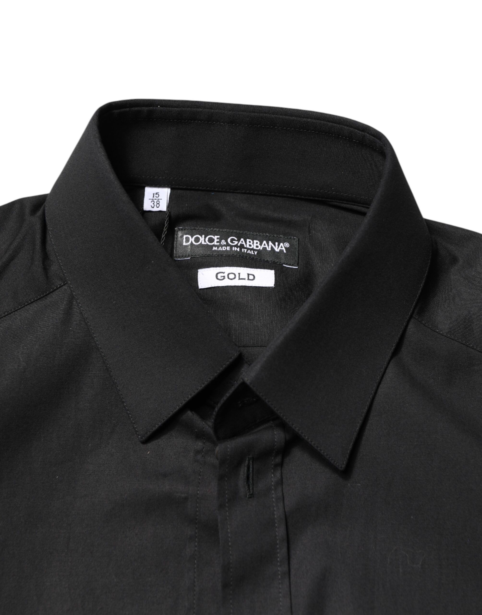 GOLD Cotton Men Dress Formal Men's Shirt (Pre-Owned) - Dolce & Gabbana - Modalova