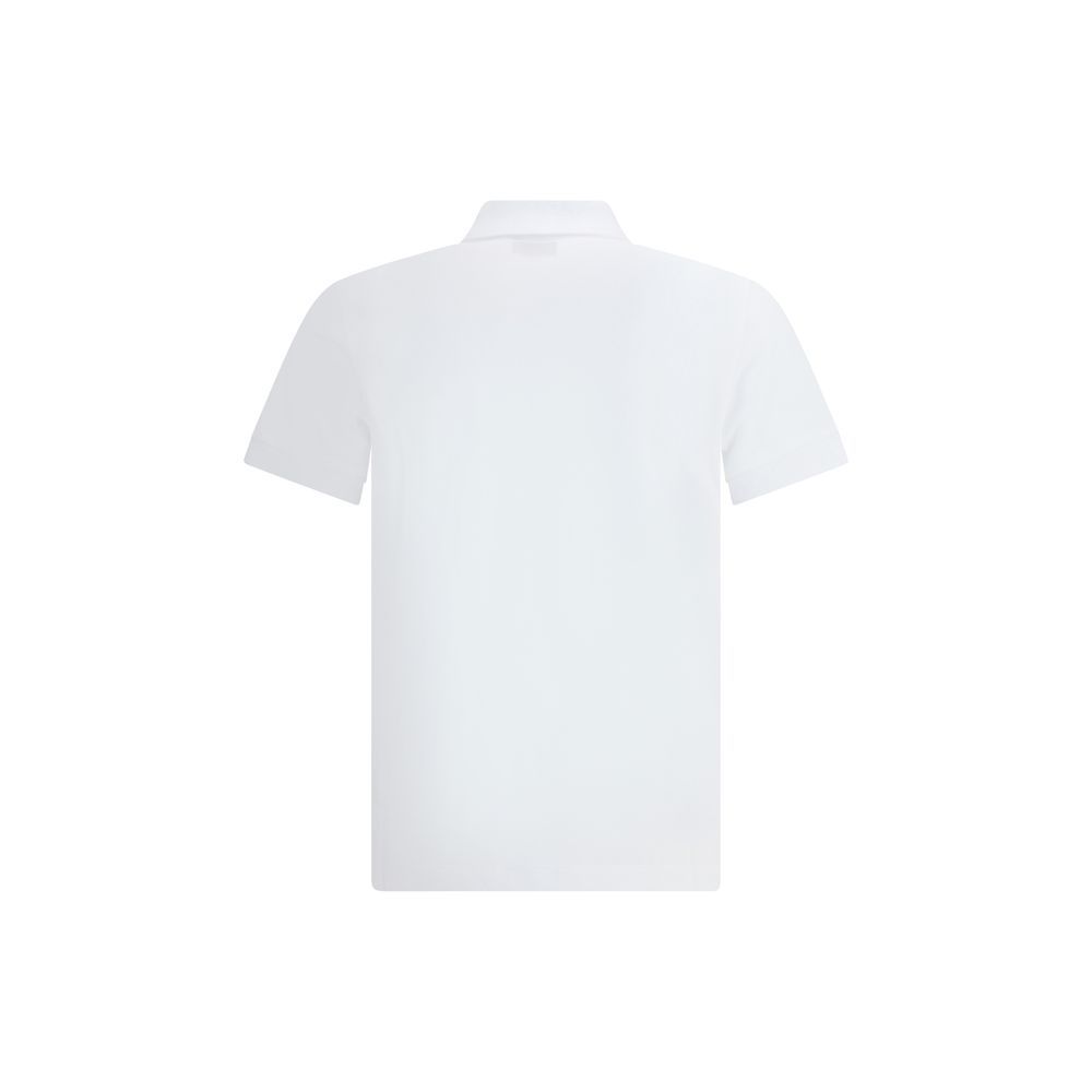 Fendi White Cotton Polo Men's Shirt - Fendi - Modalova