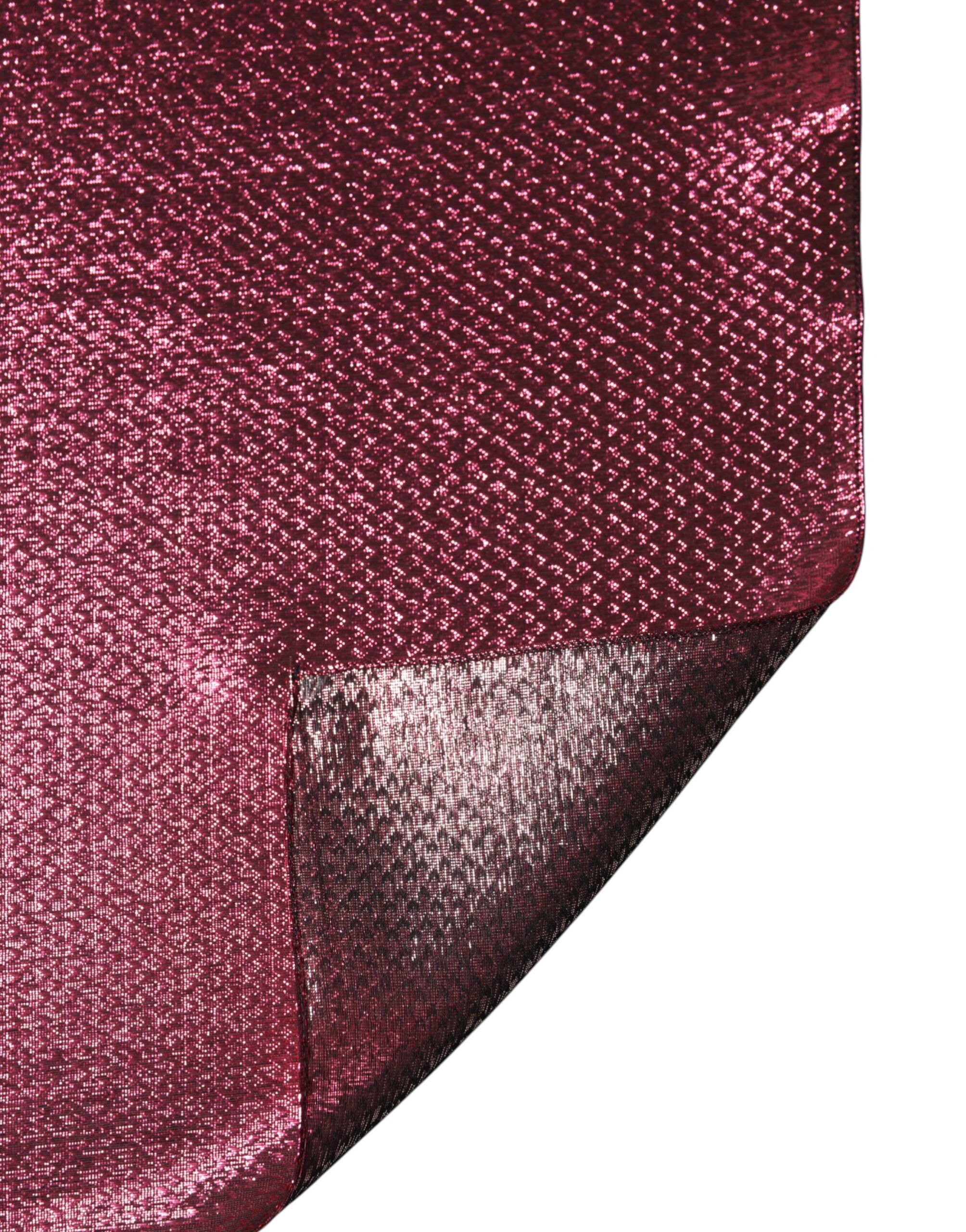 Metallic Silk Square Foulard Men's Scarf - Dolce & Gabbana - Modalova