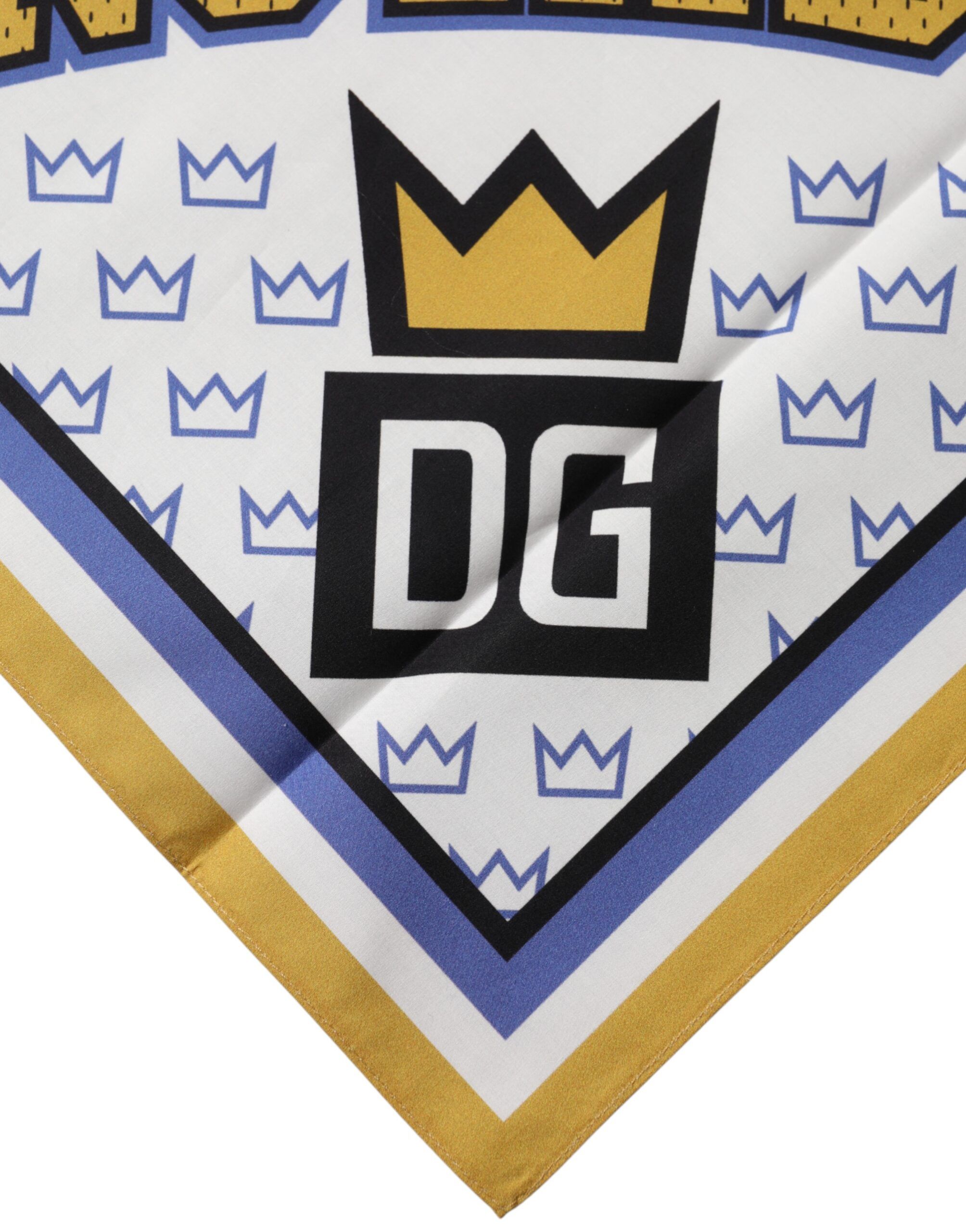 DG Royals Square Foulard Men 50cm x 50cm Men's Scarf - Dolce & Gabbana - Modalova