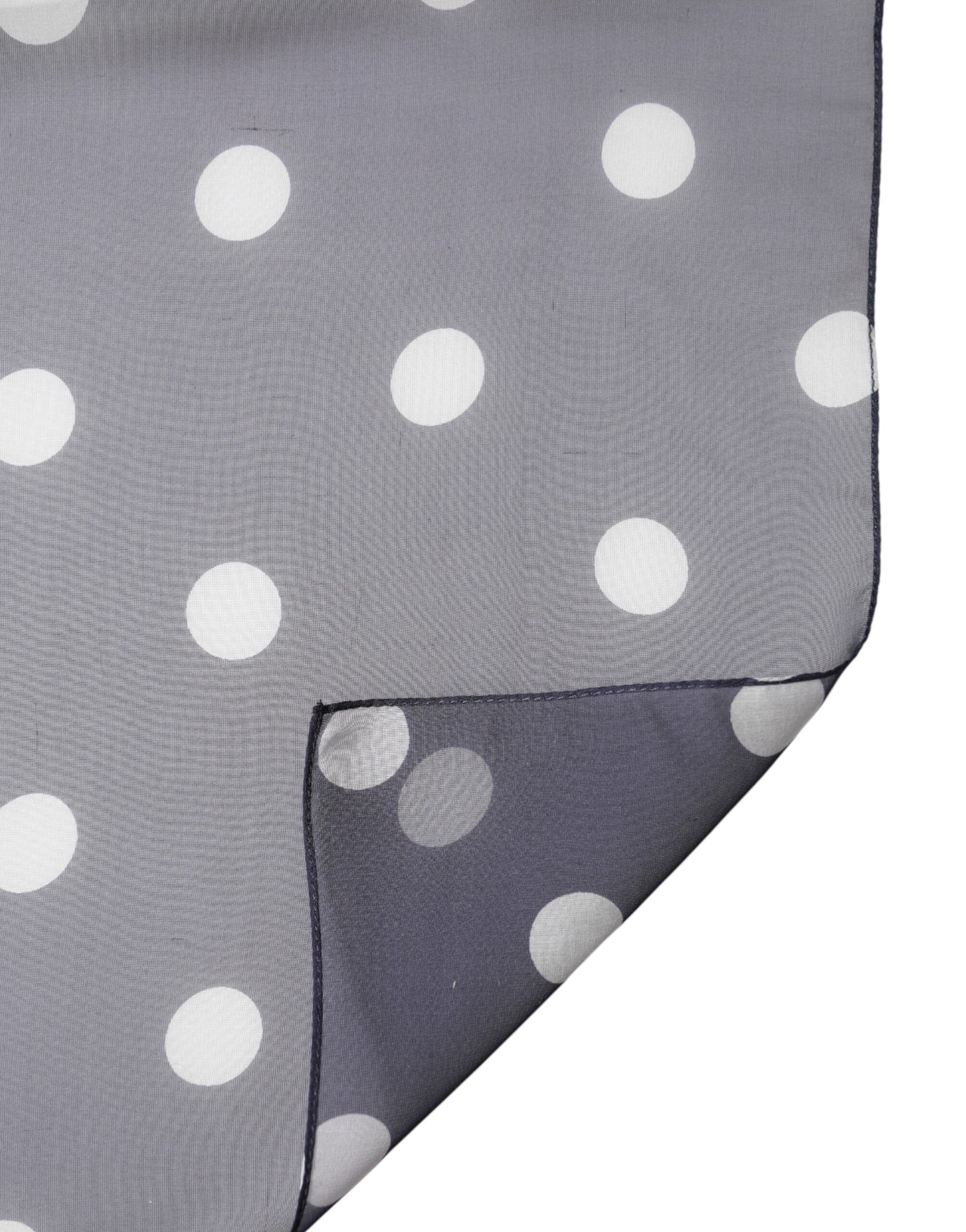 Polka Dot Silk Neck Wrap Shawl 205cm x 132cm Men's Scarf - Dolce & Gabbana - Modalova