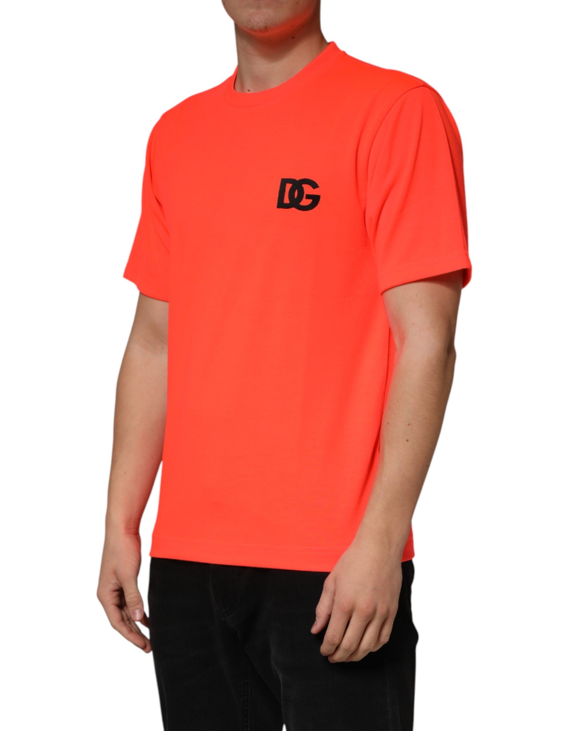Neon Polyester Crew Neck Men Men's T-shirt - Dolce & Gabbana - Modalova