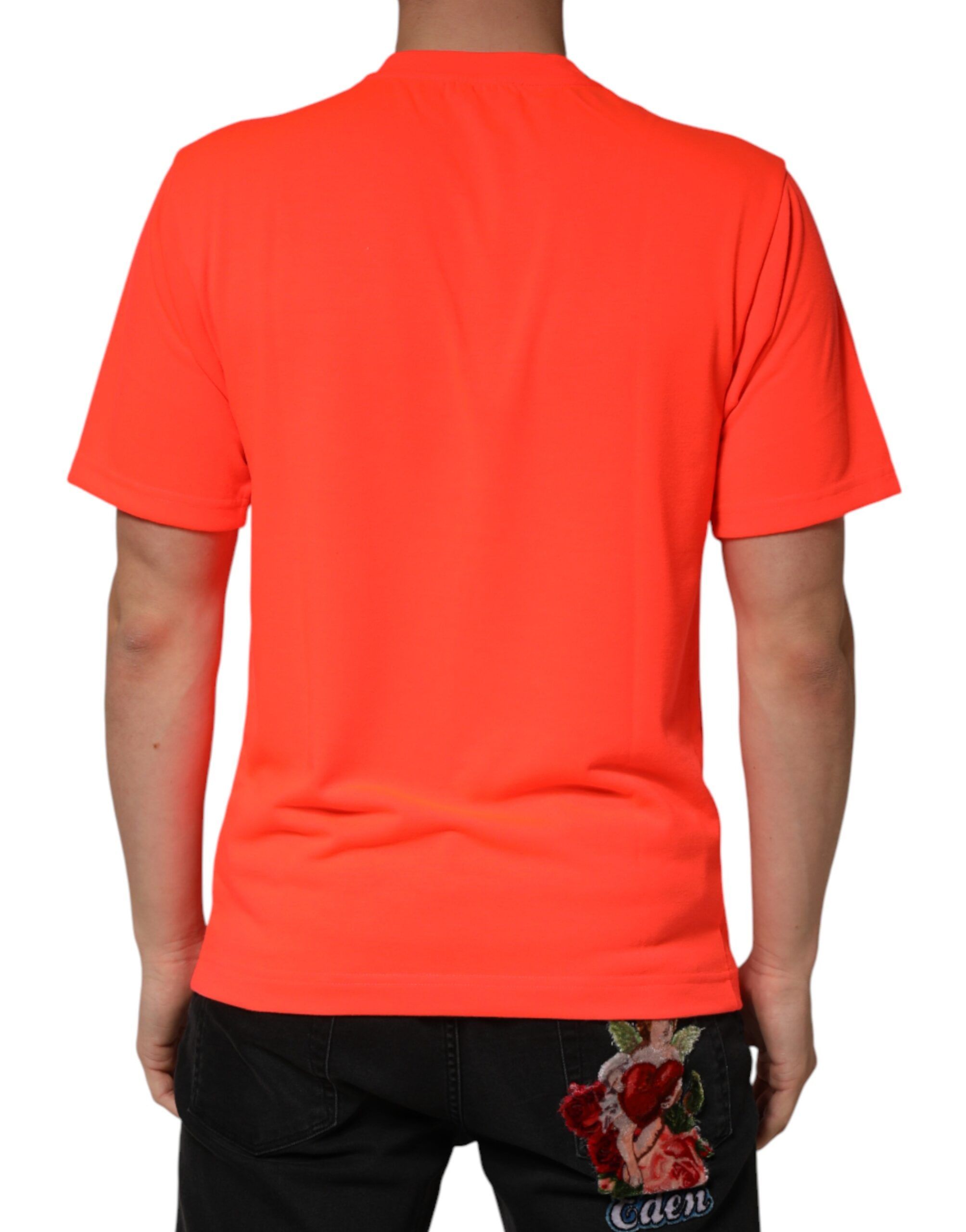 Neon Polyester Crew Neck Men Men's T-shirt - Dolce & Gabbana - Modalova