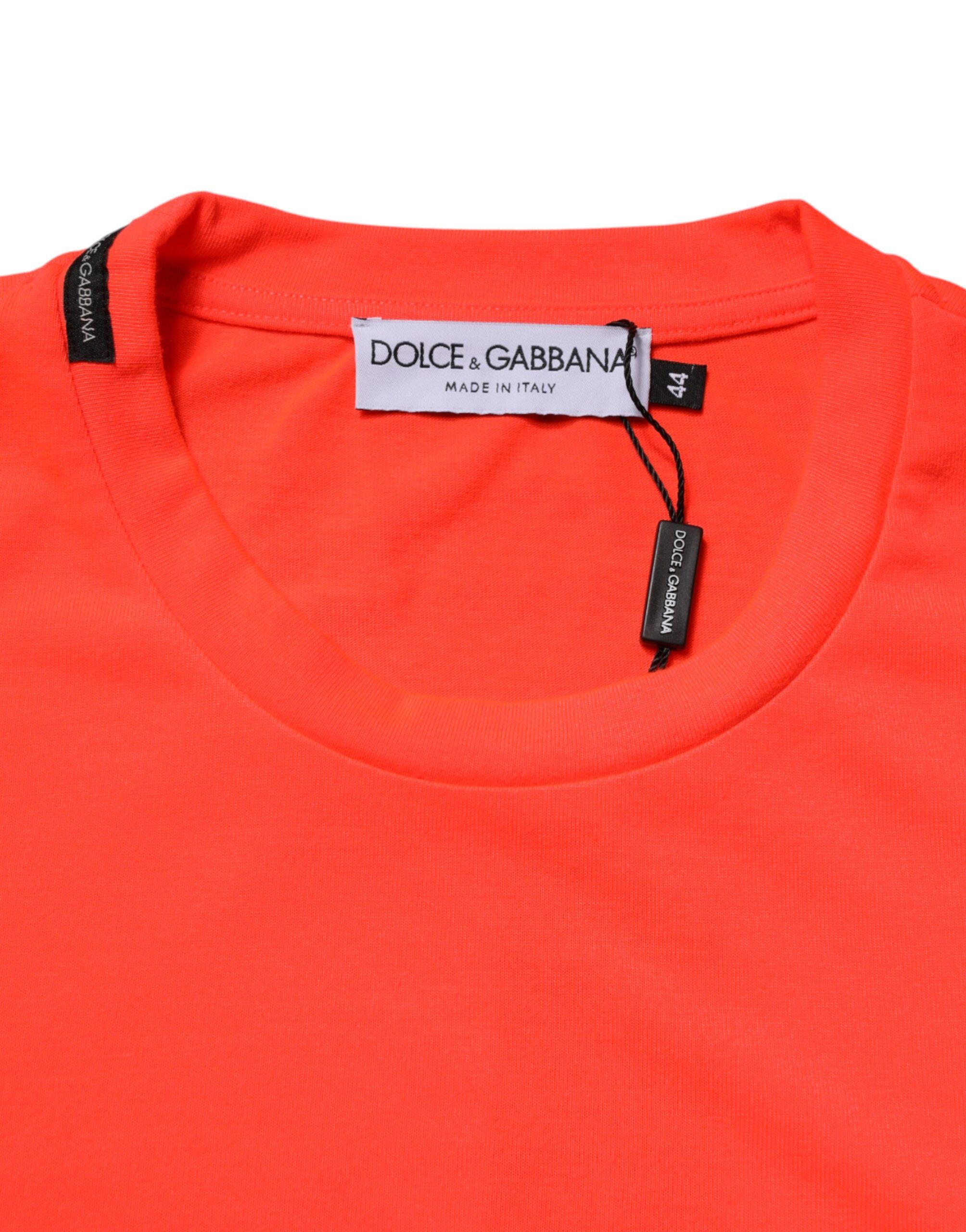 Neon Polyester Crew Neck Men Men's T-shirt - Dolce & Gabbana - Modalova