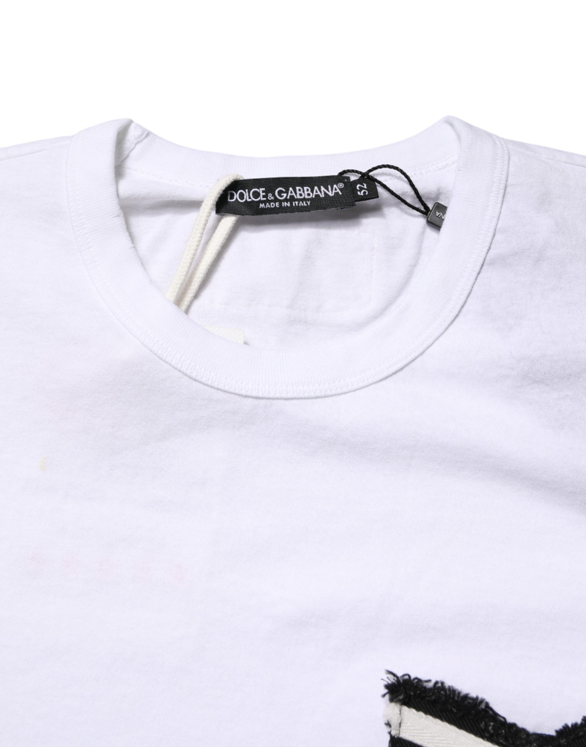 Stripes Cotton Crew Neck Tee Men's T-shirt - Dolce & Gabbana - Modalova