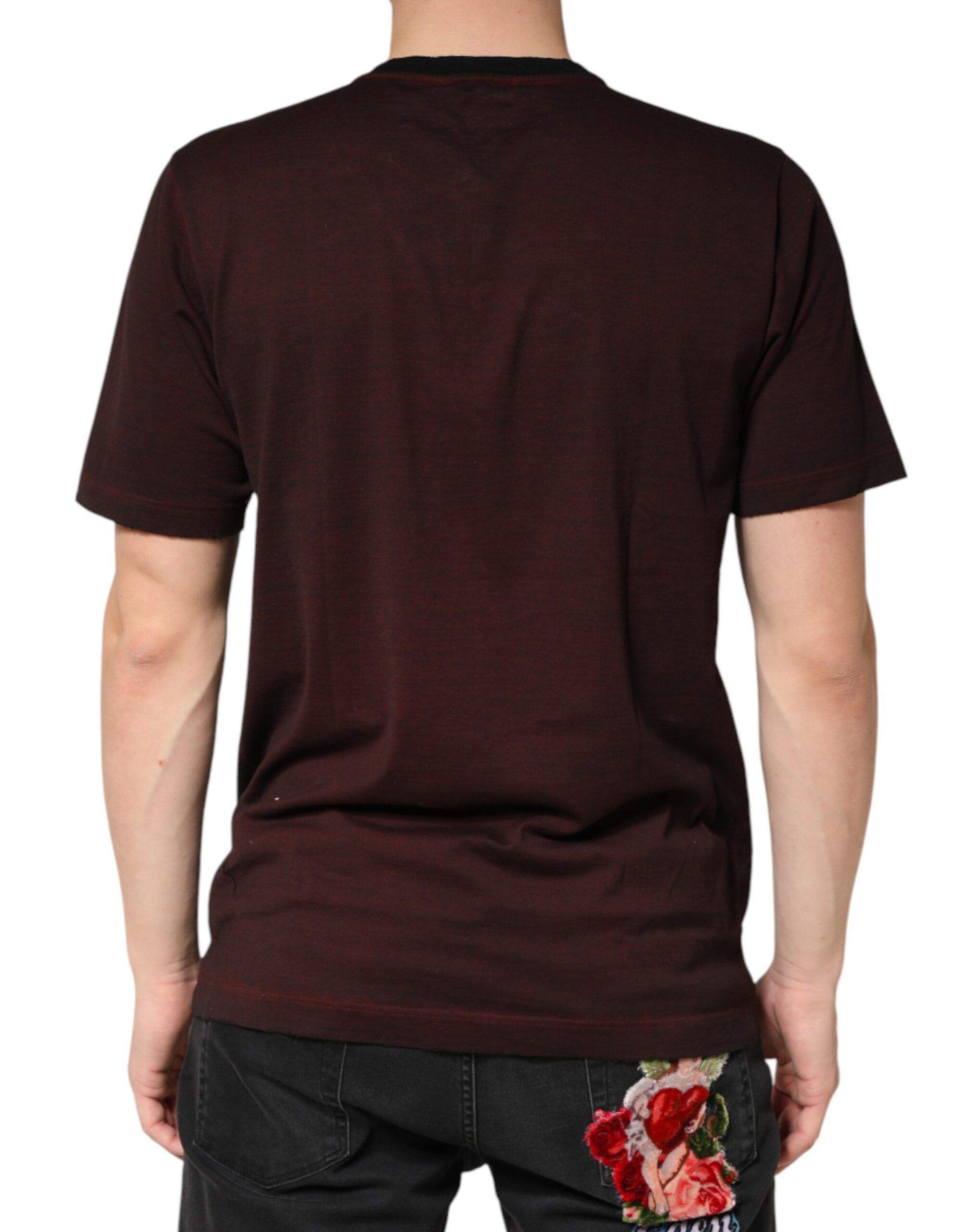 DG Crown Cotton Crew Neck Men Men's T-shirt - Dolce & Gabbana - Modalova