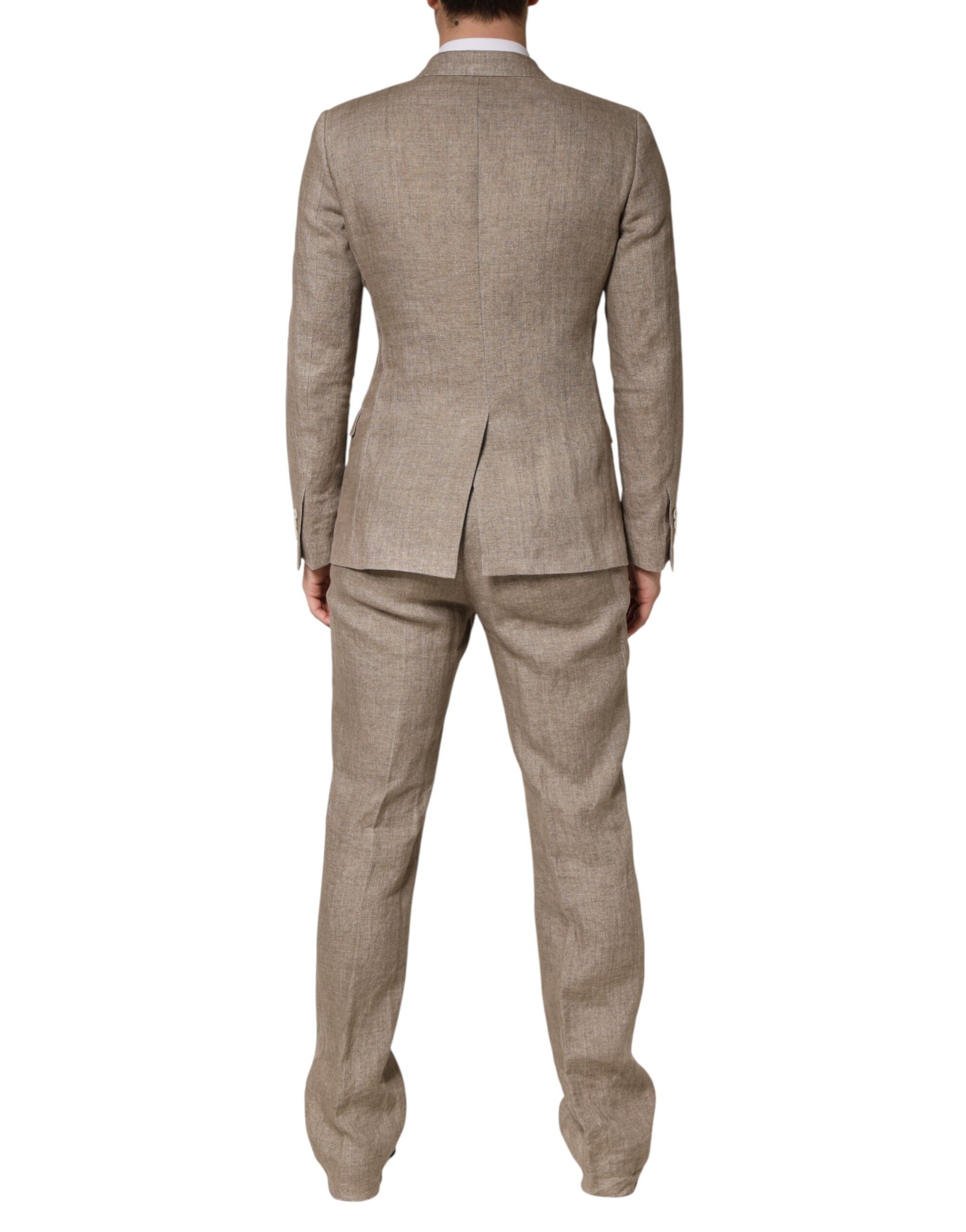 Linen Double Breasted 2 Piece Men Men's Suit (Pre-Owned) - Dolce & Gabbana - Modalova
