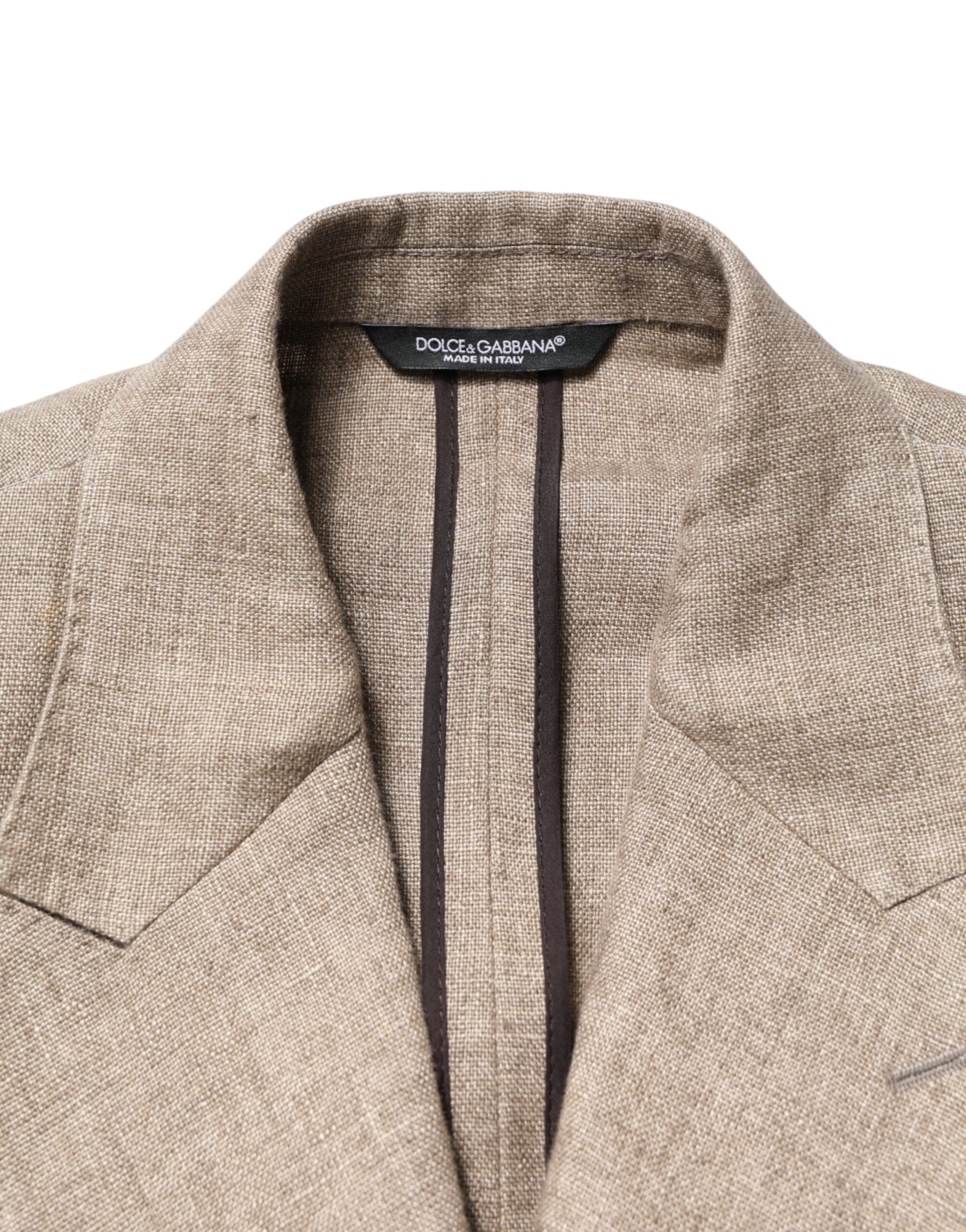 Linen Double Breasted 2 Piece Men Men's Suit (Pre-Owned) - Dolce & Gabbana - Modalova