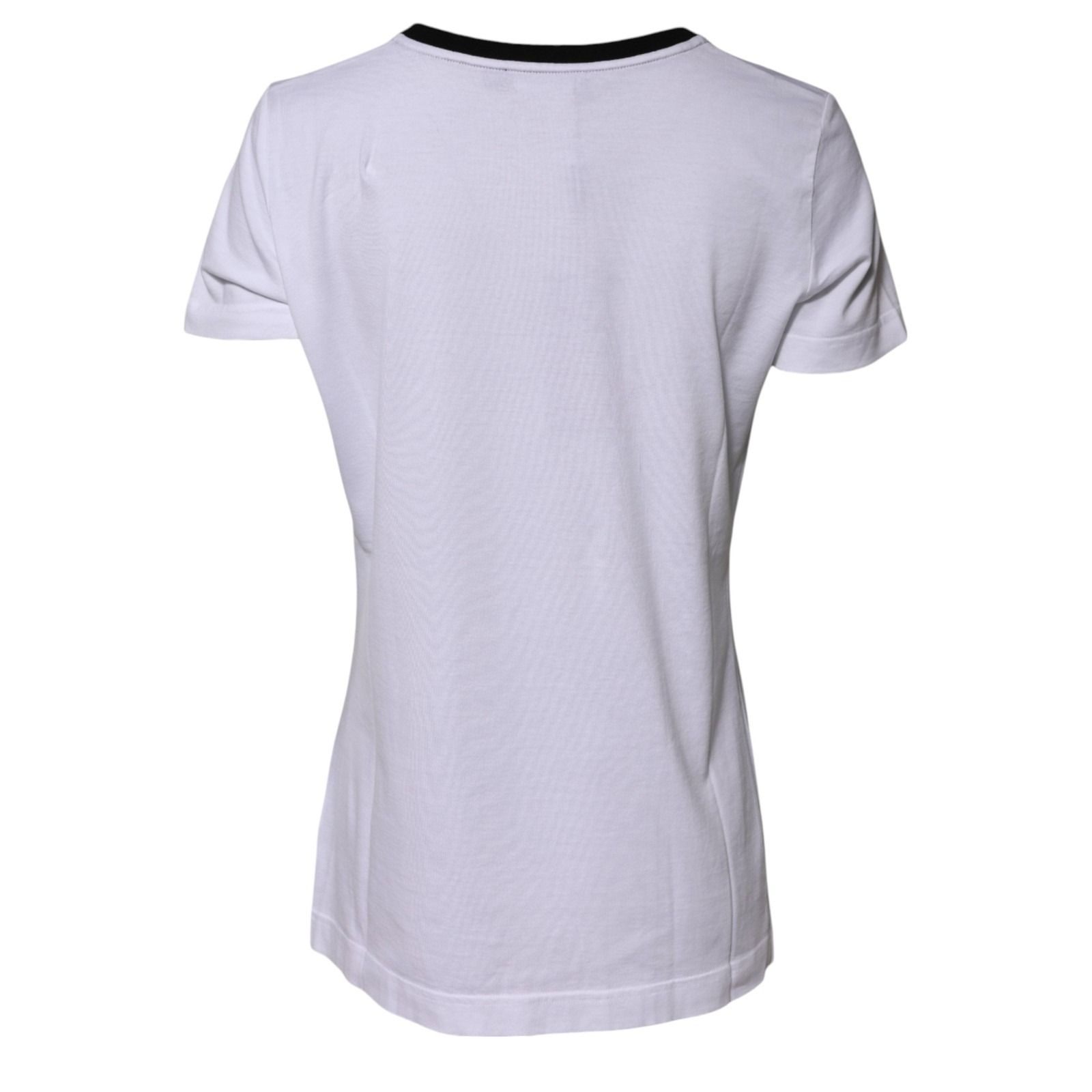 Eleganza Cotton Crew Neck Tee Women's T-shirt - Dolce & Gabbana - Modalova