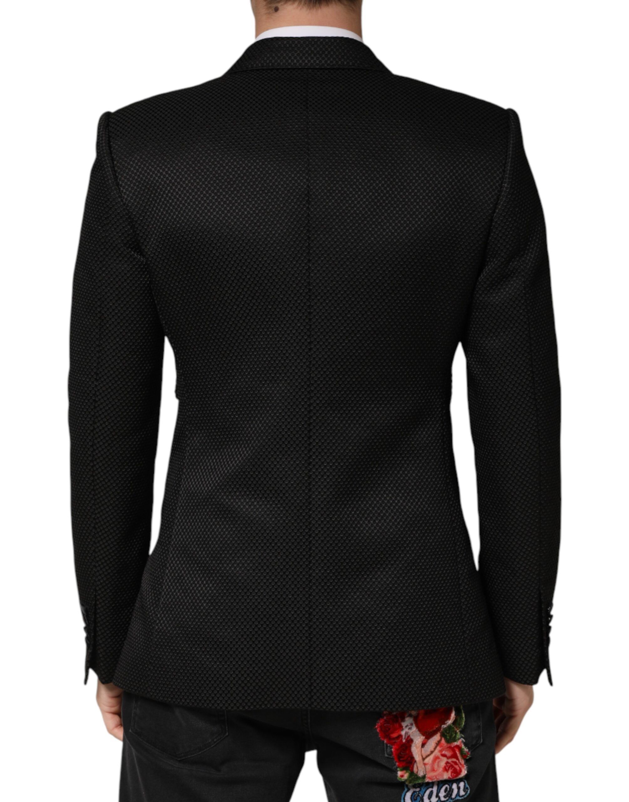 Cotton Double Breasted 2 Button Men's Blazer - Dolce & Gabbana - Modalova