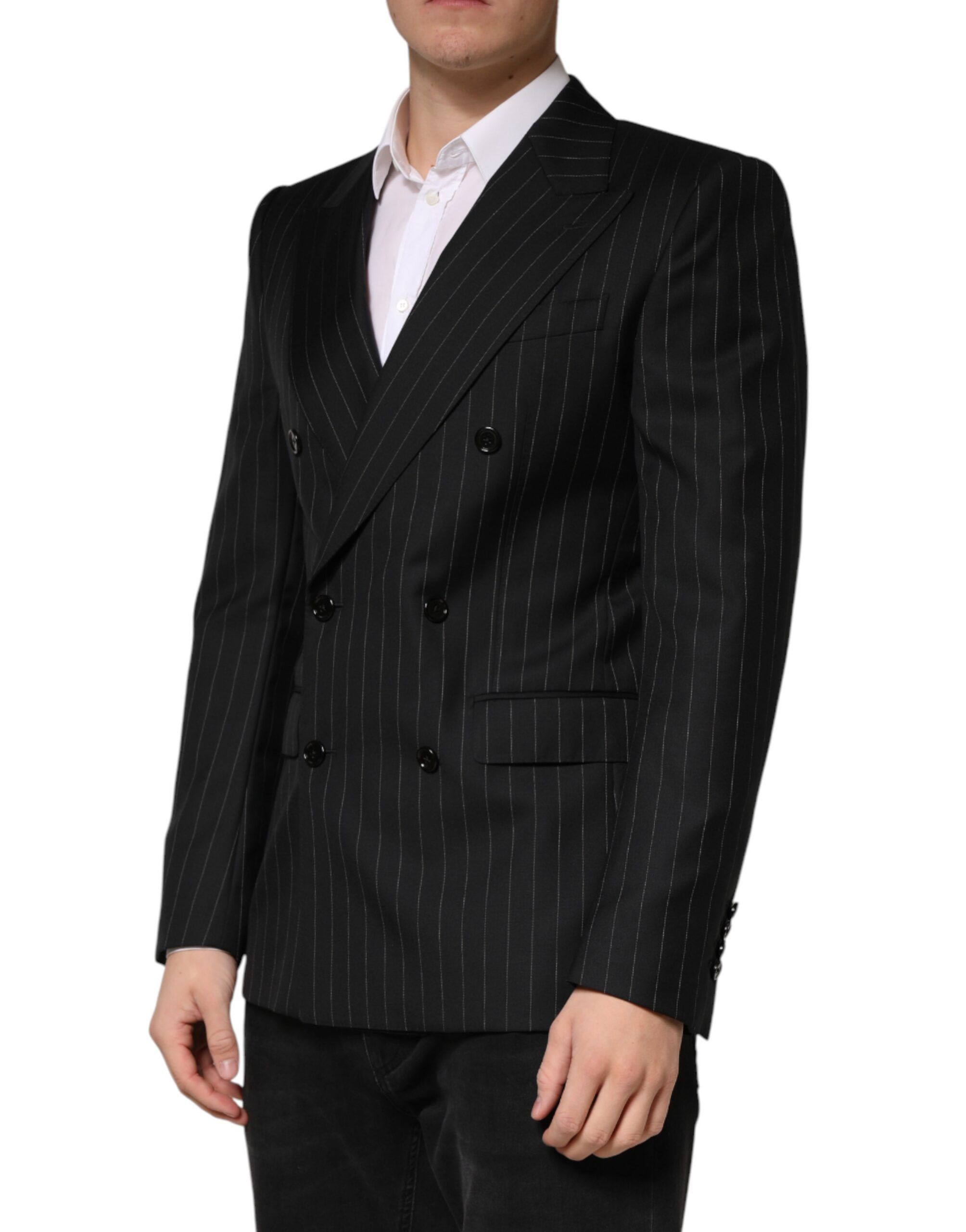 Stripes Double Breasted 2Button Men's Blazer - Dolce & Gabbana - Modalova