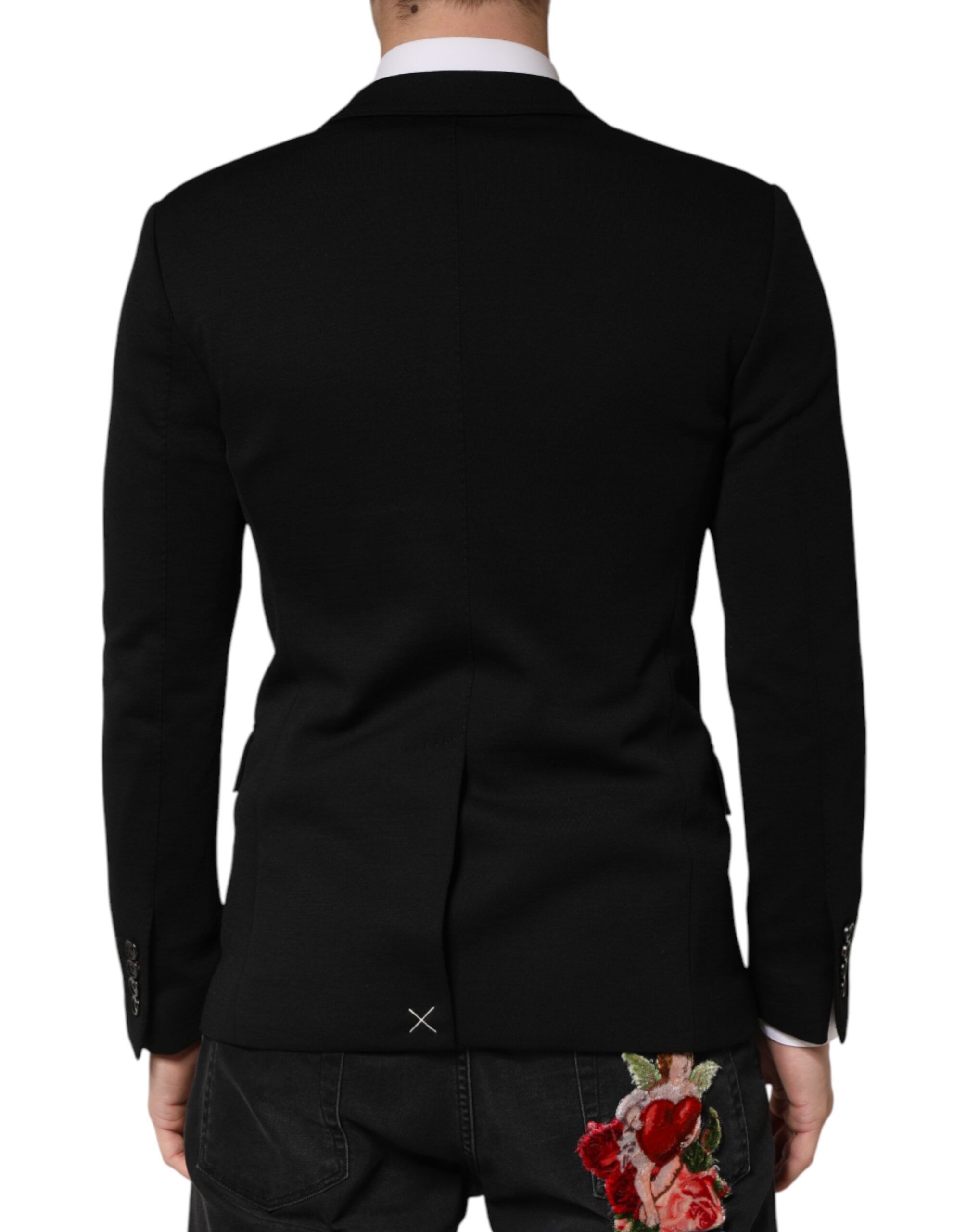 Wool Single Breasted 2 Button Men's Blazer - Dolce & Gabbana - Modalova
