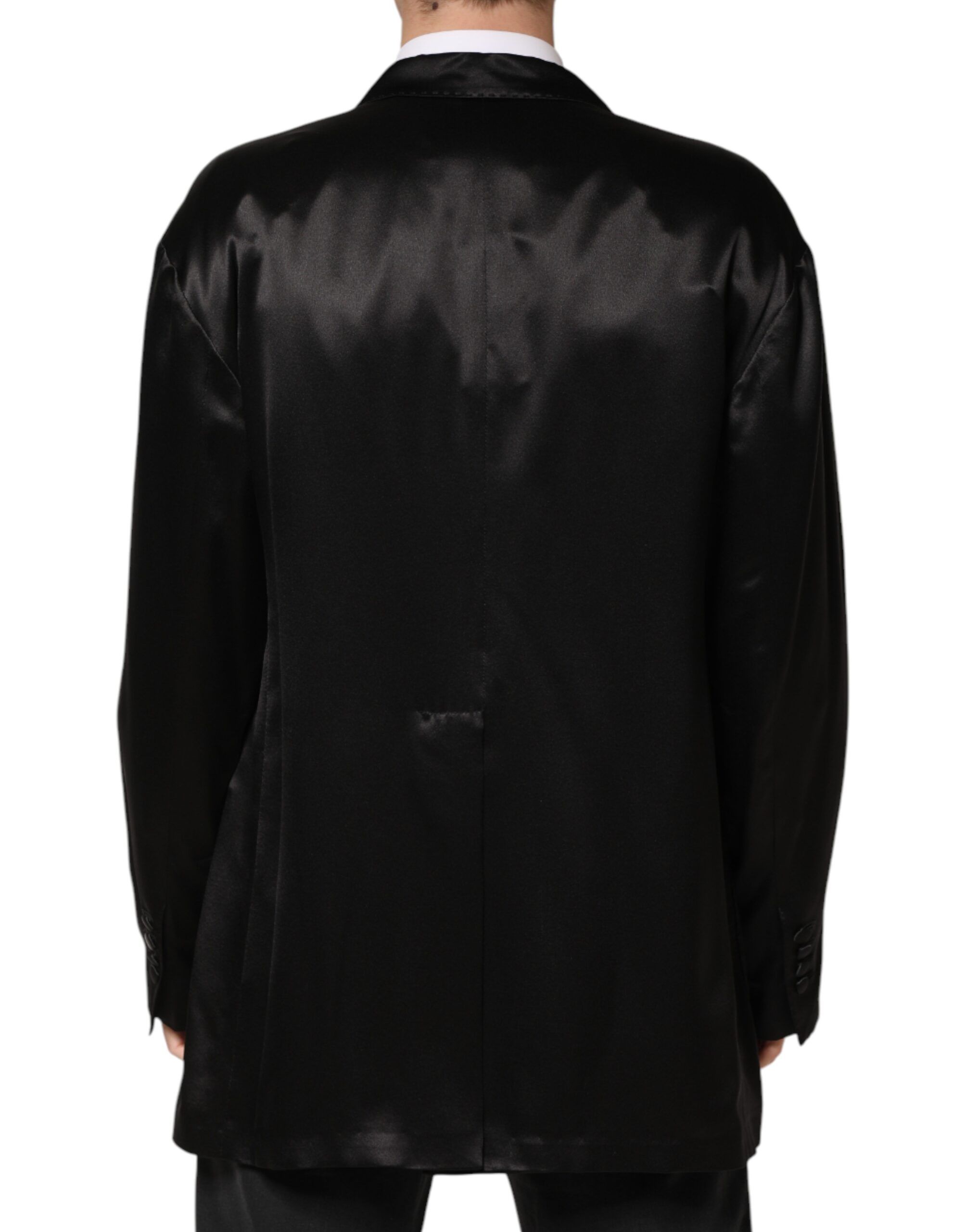 Silk Double Breasted 2 Button Men's Blazer - Dolce & Gabbana - Modalova