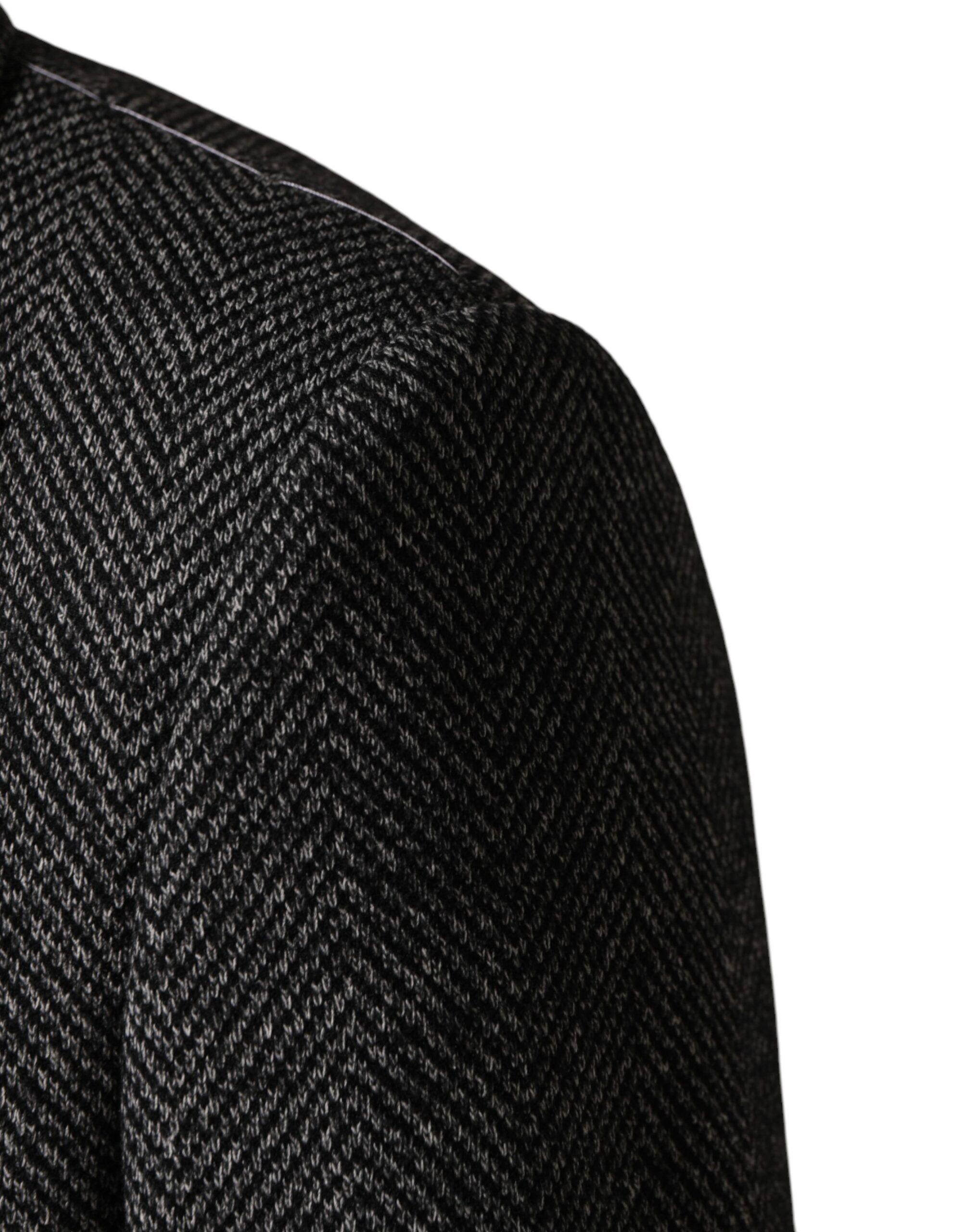 Wool Blend Long Trench Coat Men Men's Jacket - Dolce & Gabbana - Modalova