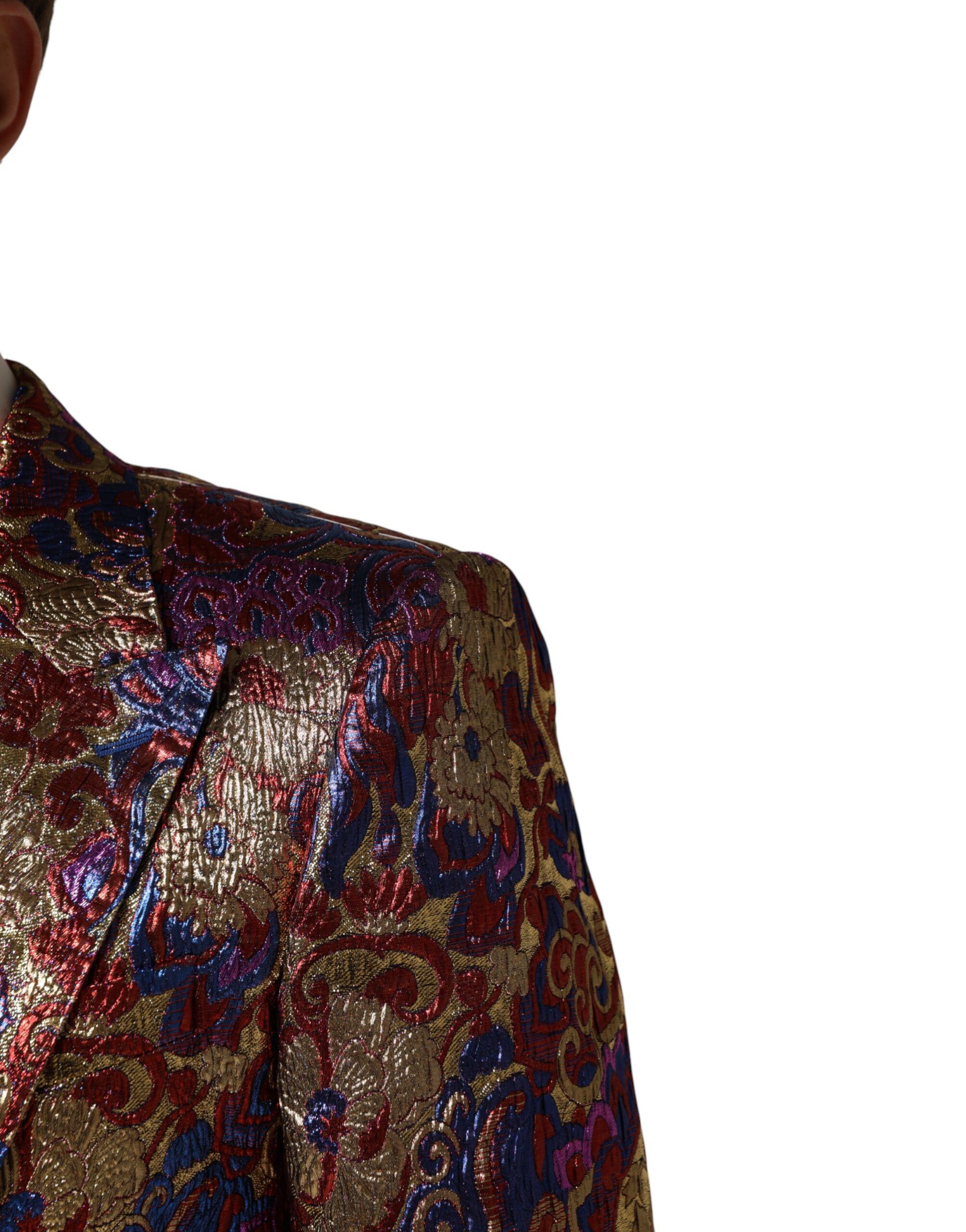 Jacquard Single Breasted Men's Blazer - Dolce & Gabbana - Modalova