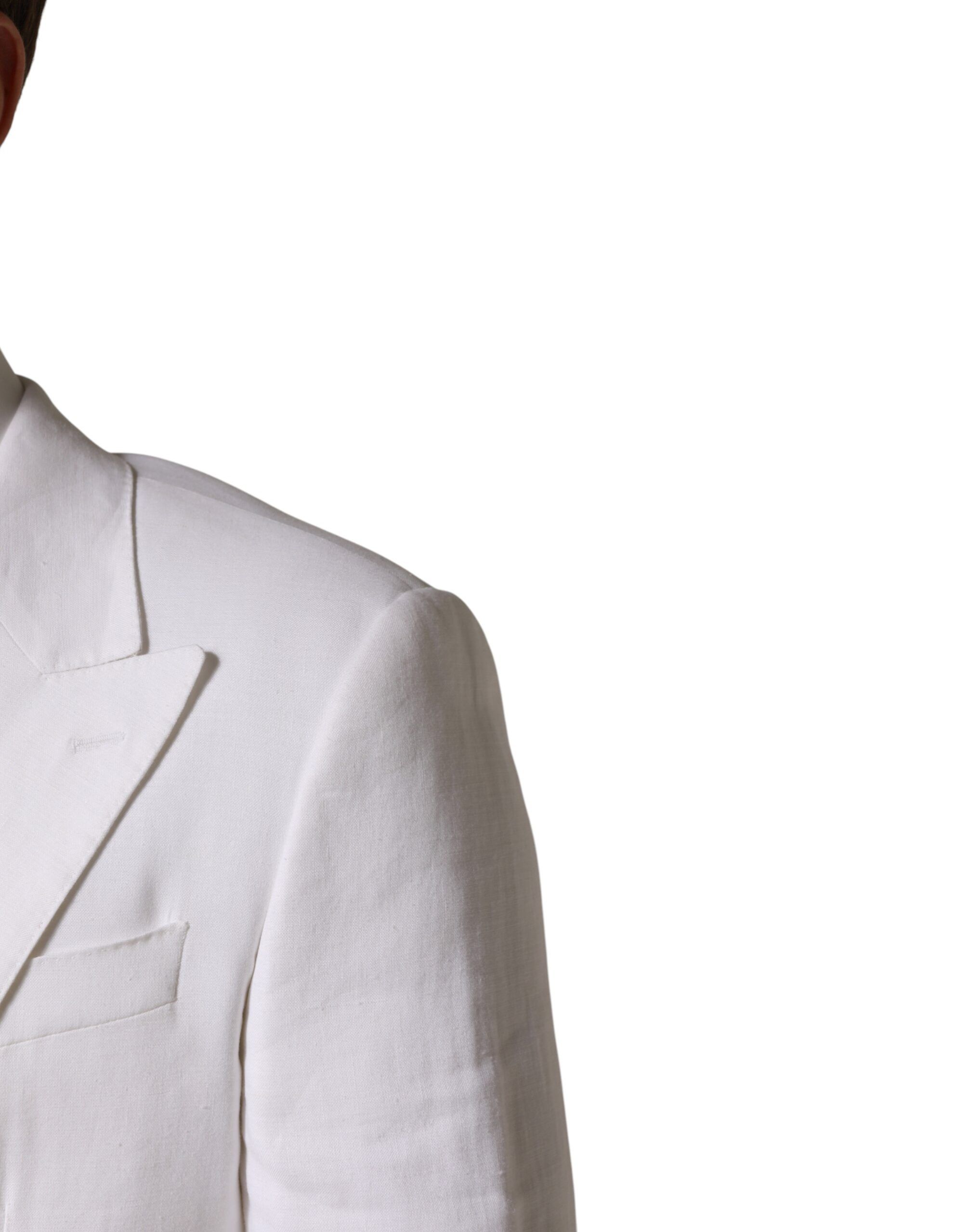 Linen Double Breasted 2 Button Men's Blazer (Pre-Owned) - Dolce & Gabbana - Modalova