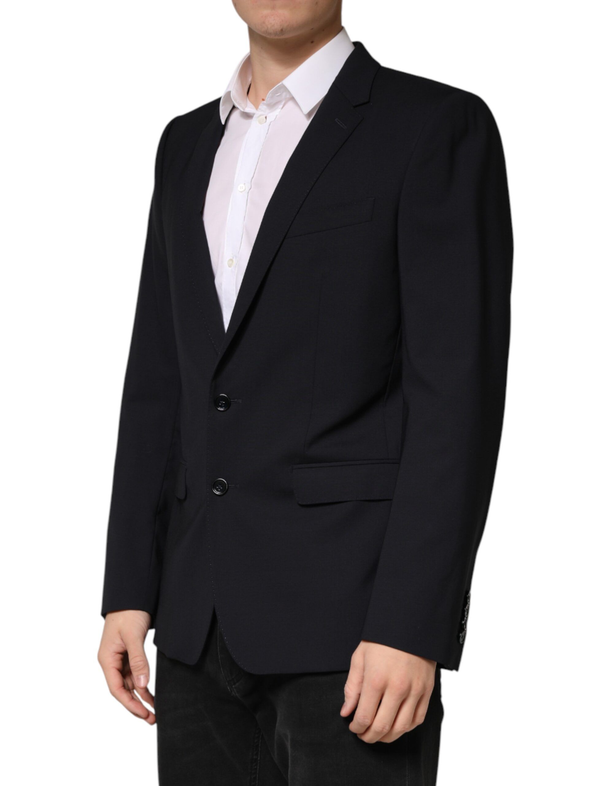 Wool Single Breasted 2 Button Men's Blazer - Dolce & Gabbana - Modalova