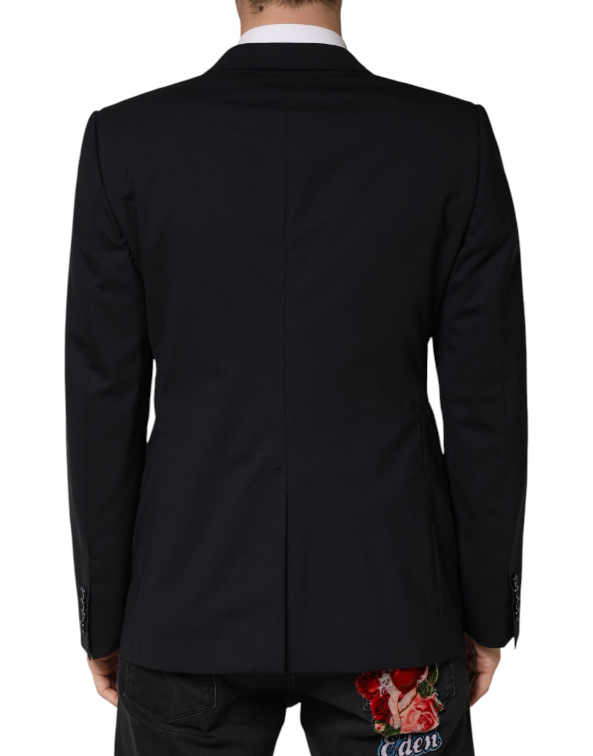 Wool Single Breasted 2 Button Men's Blazer - Dolce & Gabbana - Modalova