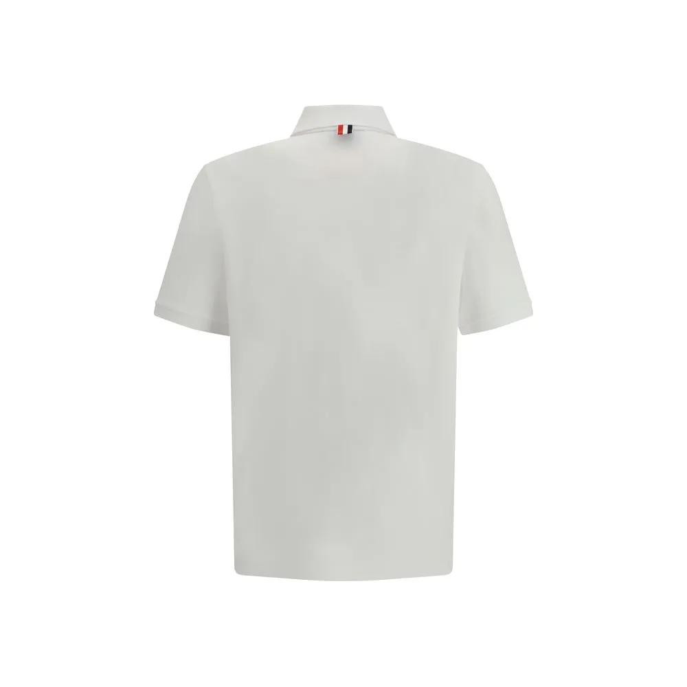 Cotton Polo Men's Shirt - Thom Browne - Modalova