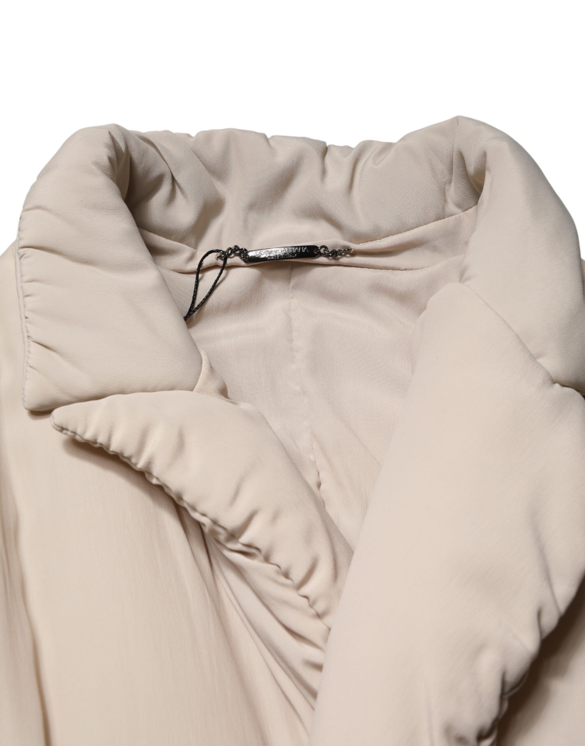 Padded Collared Long Trench Coat Men's Jacket (Pre-Owned) - Dolce & Gabbana - Modalova