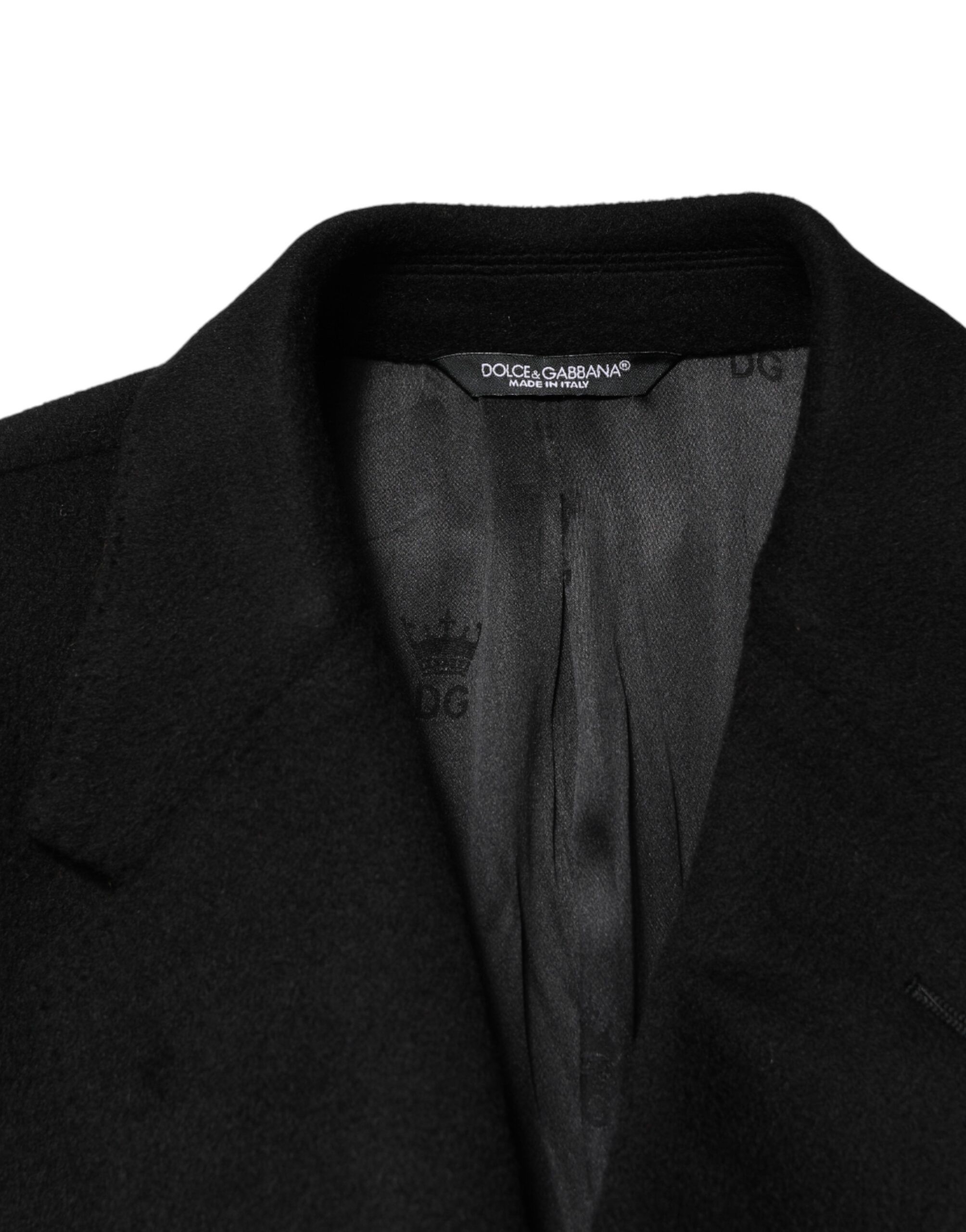 Wool Double Breasted TrenchCoat Men's Jacket - Dolce & Gabbana - Modalova