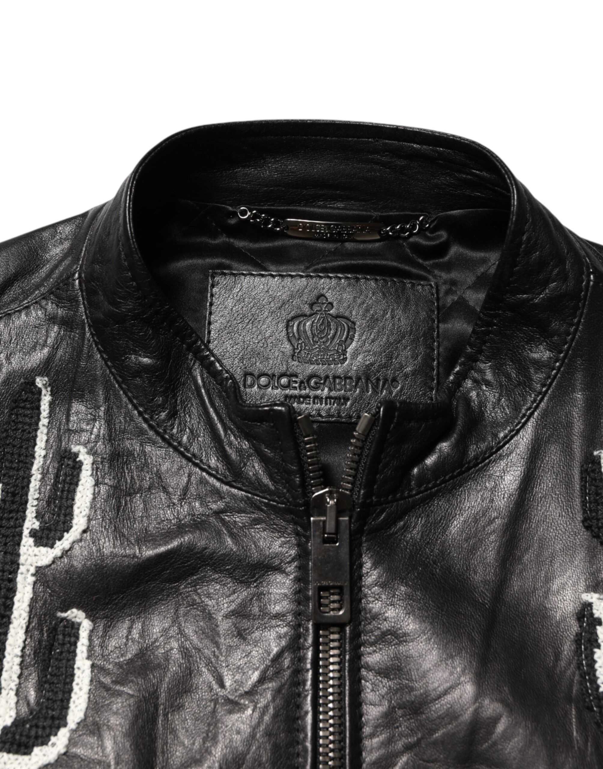 Guns n' Roses FullZip Men Biker Men's Jacket - Dolce & Gabbana - Modalova