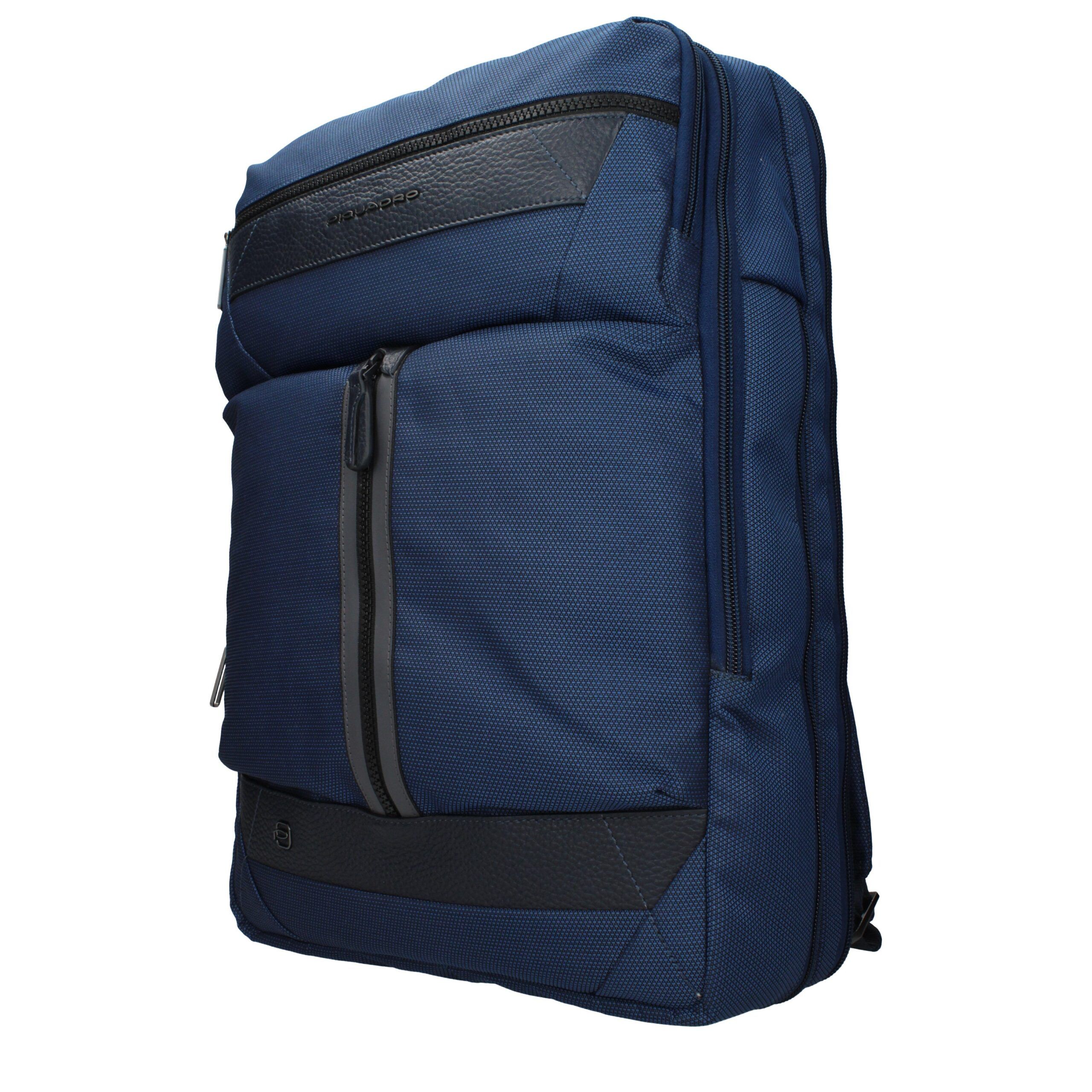 Piquadro Blue Fabric Men's Backpack - Piquadro - Modalova