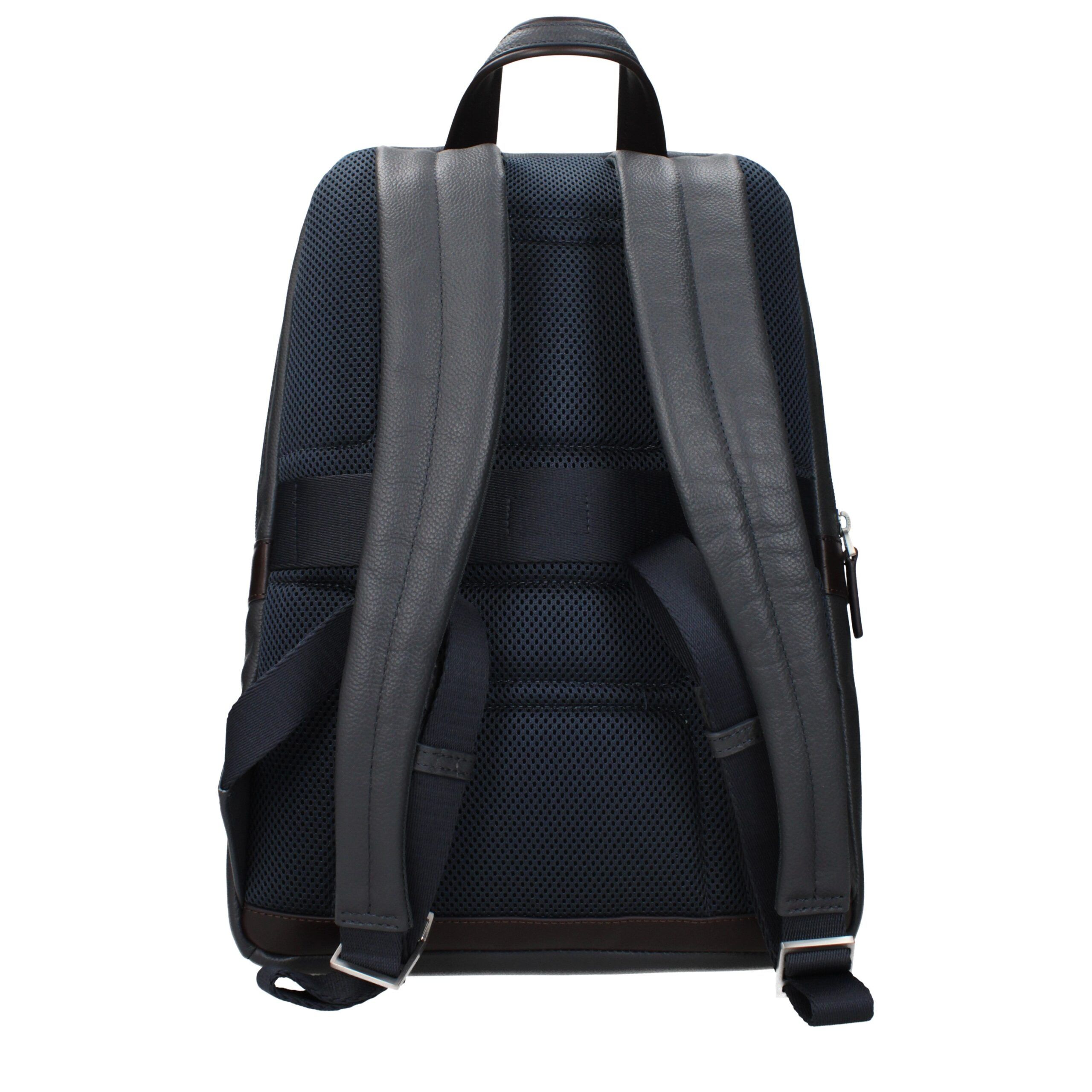 Leather Men's Backpack - Piquadro - Modalova