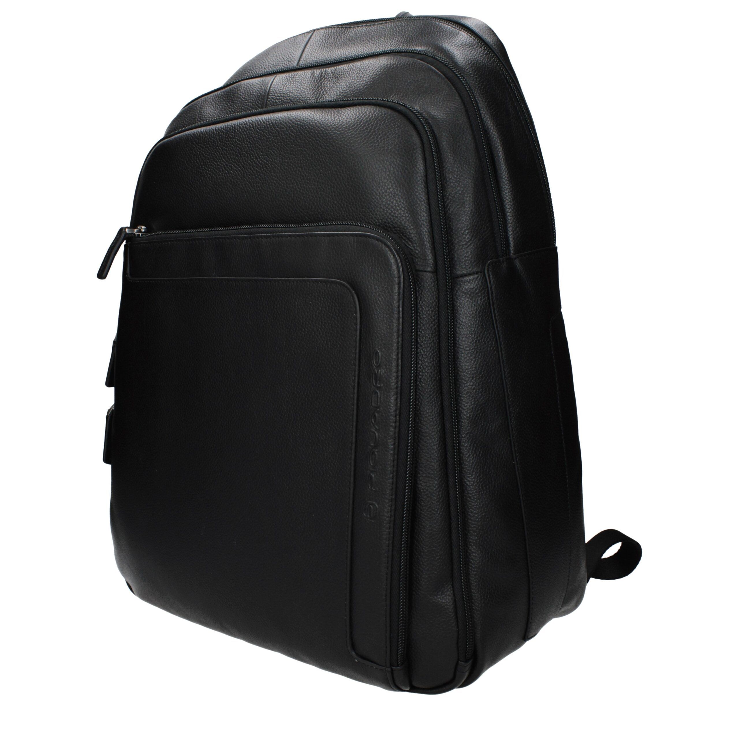Leather Men's Backpack - Piquadro - Modalova