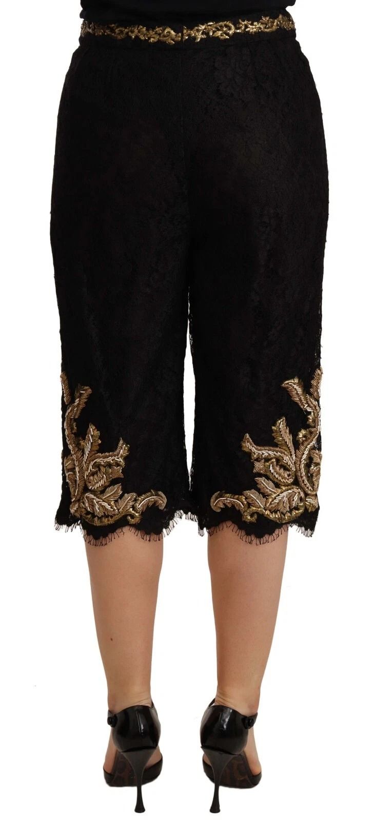 Lace Gold Baroque SPECIAL PIECE Women's Shorts - Dolce & Gabbana - Modalova