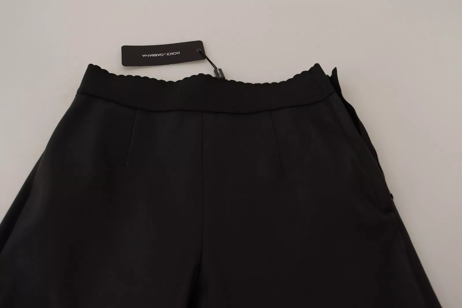 Leather Elastic Waist Trouser Women's Pants (Pre-Owned) - Dolce & Gabbana - Modalova