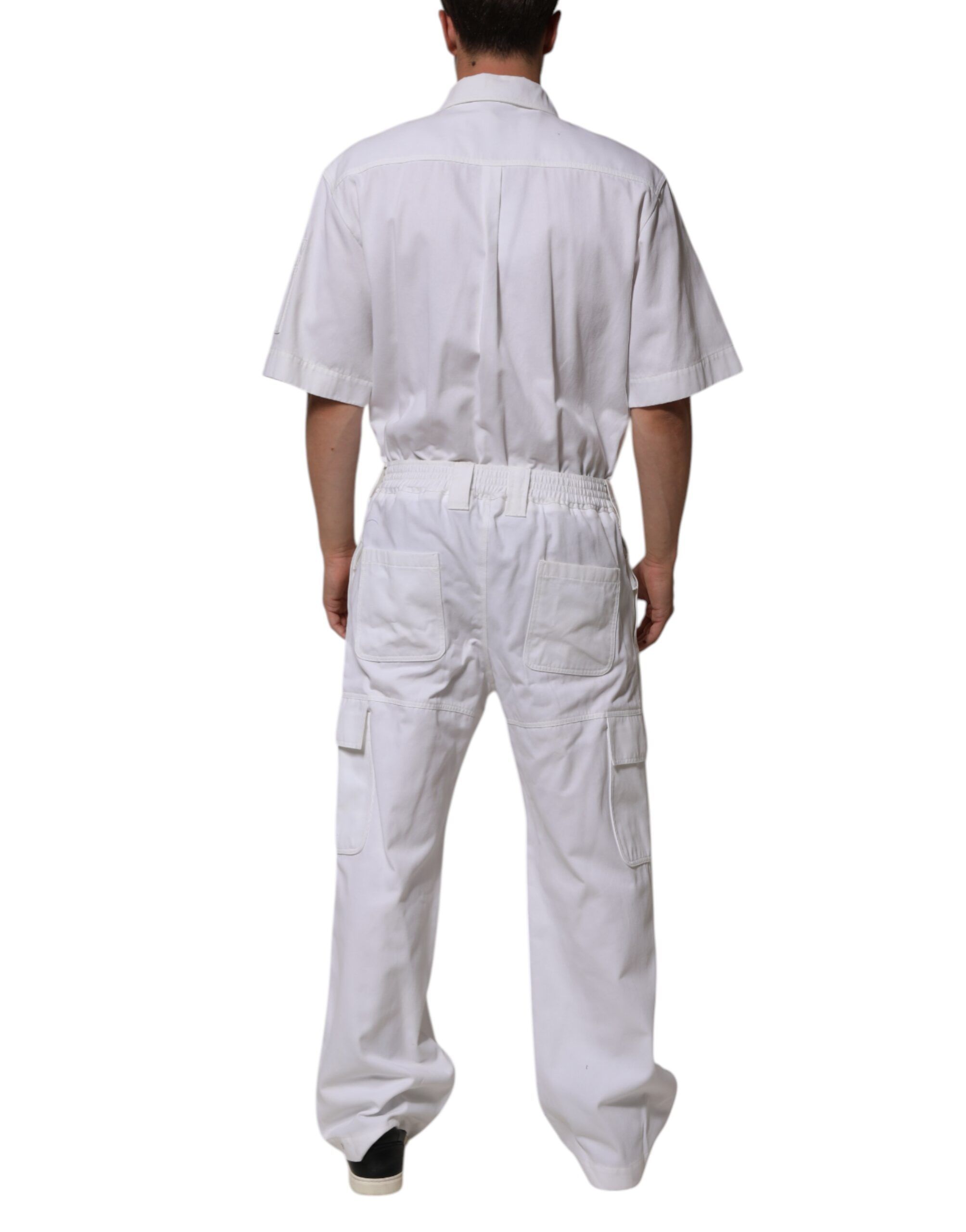 Barcode Patch Utility Zip Jumpsuit Men's Pants (Pre-Owned) - Dolce & Gabbana - Modalova