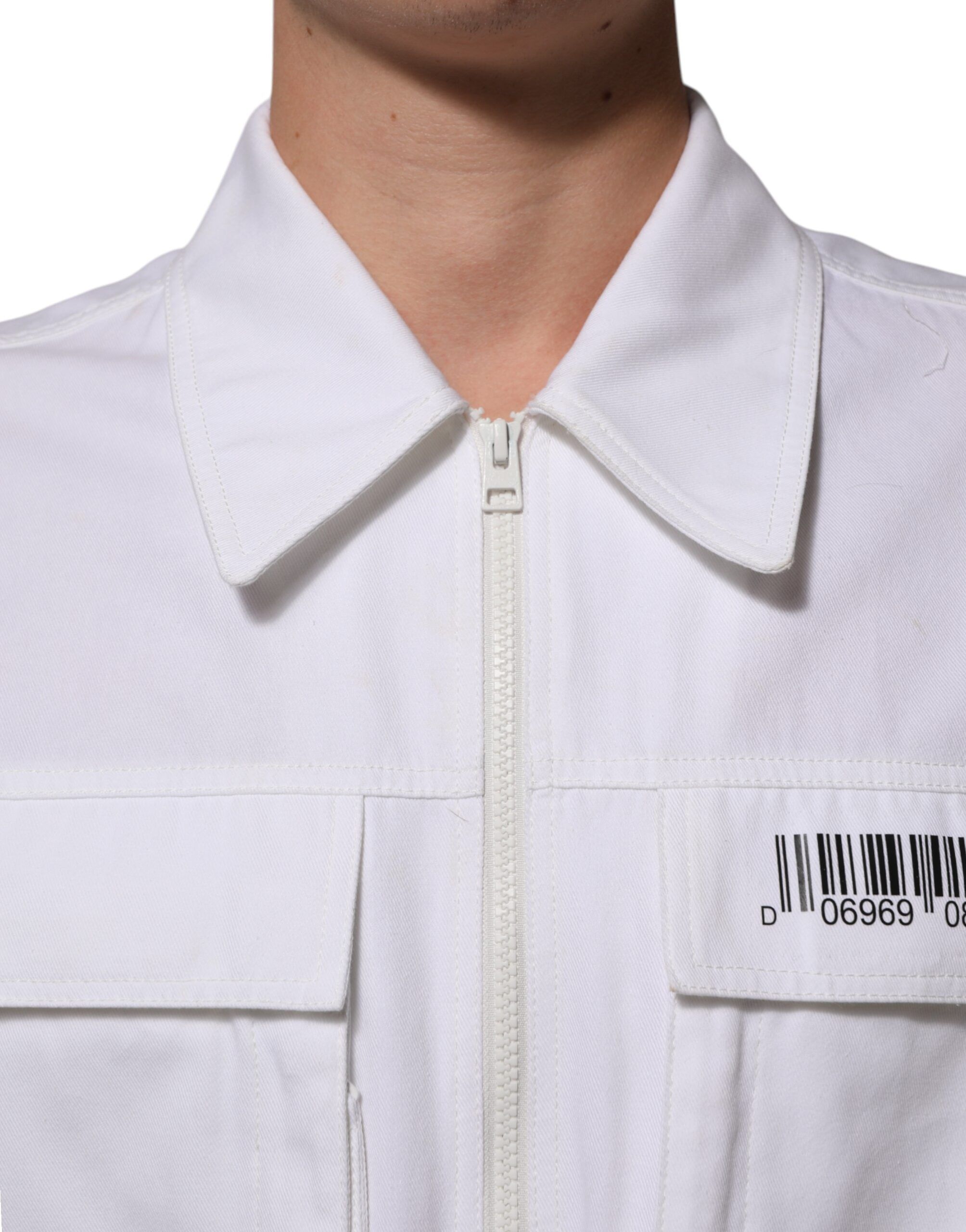 Barcode Patch Utility Zip Jumpsuit Men's Pants (Pre-Owned) - Dolce & Gabbana - Modalova