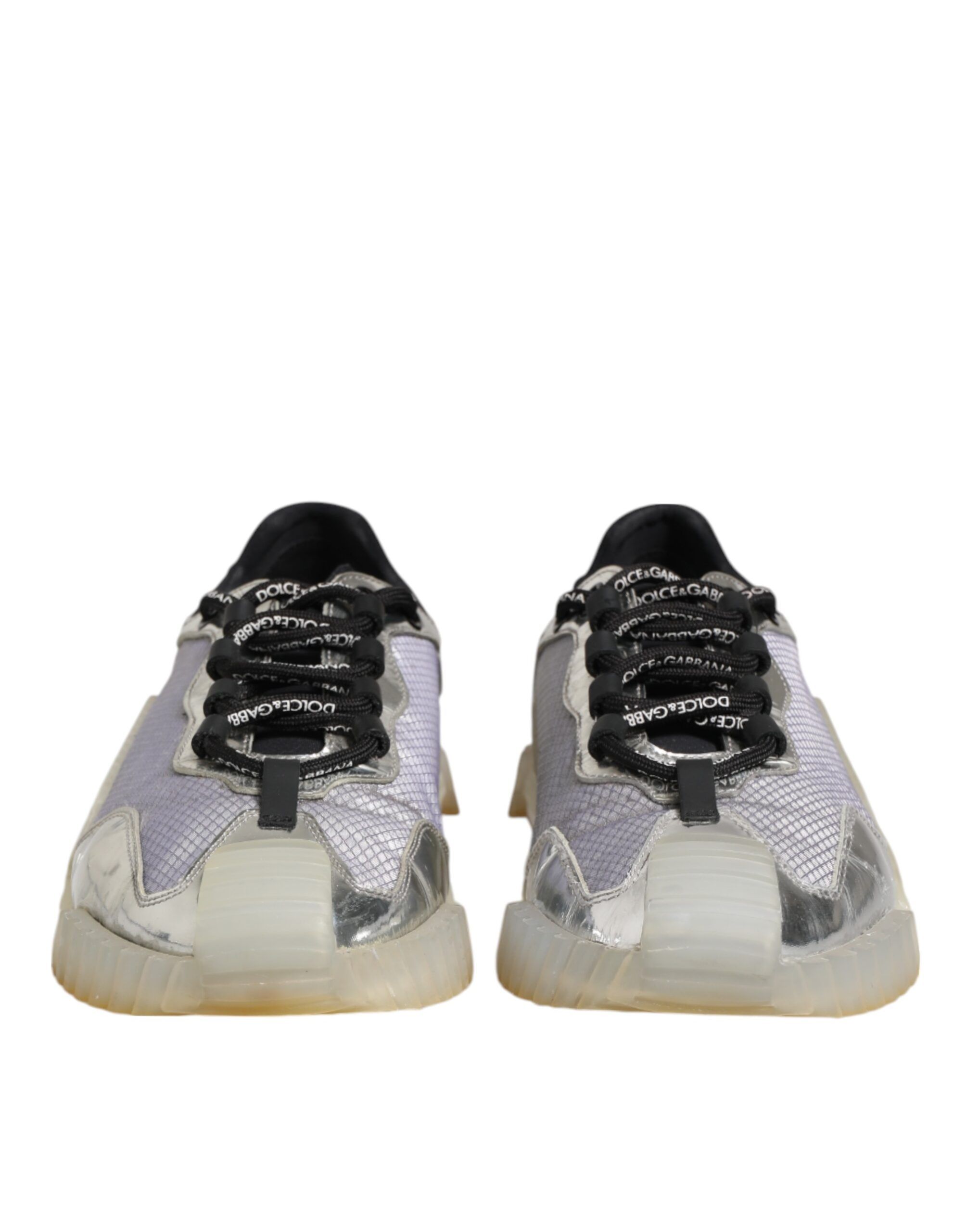 Silver Logo Low Top NS1 Sneakers Women's Shoes (Pre-Owned) - Dolce & Gabbana - Modalova