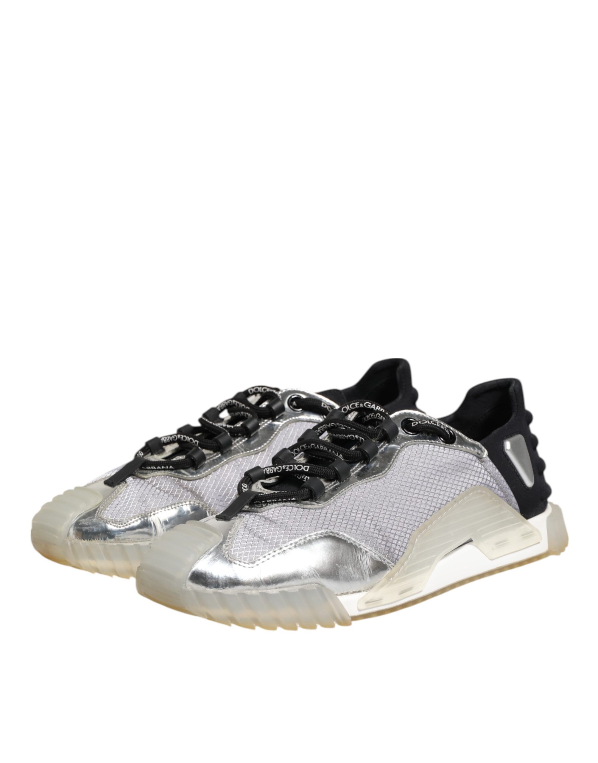 Silver Logo Low Top NS1 Sneakers Women's Shoes (Pre-Owned) - Dolce & Gabbana - Modalova