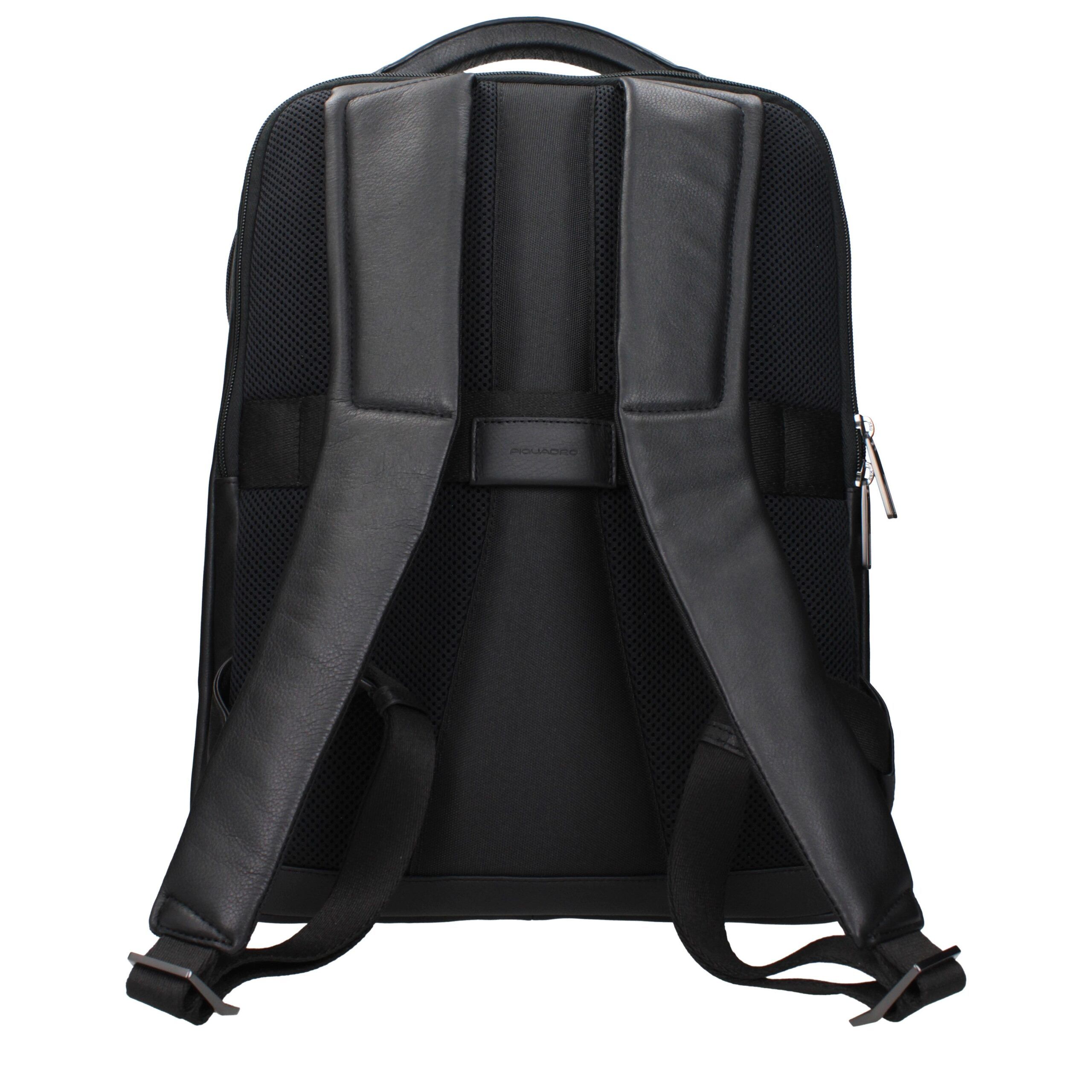 Leather Men's Backpack - Piquadro - Modalova