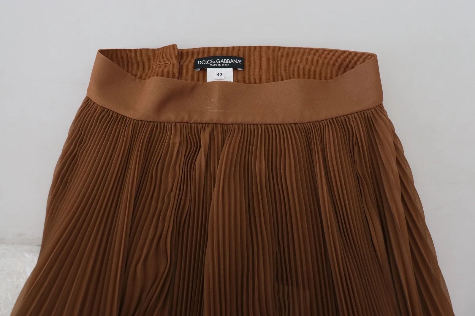 Longuette Plisse Chiffon Midi Women's Skirt (Pre-Owned) - Dolce & Gabbana - Modalova