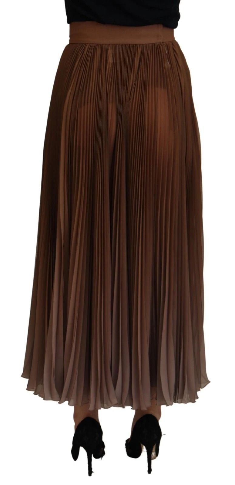Longuette Plisse Chiffon Midi Women's Skirt (Pre-Owned) - Dolce & Gabbana - Modalova