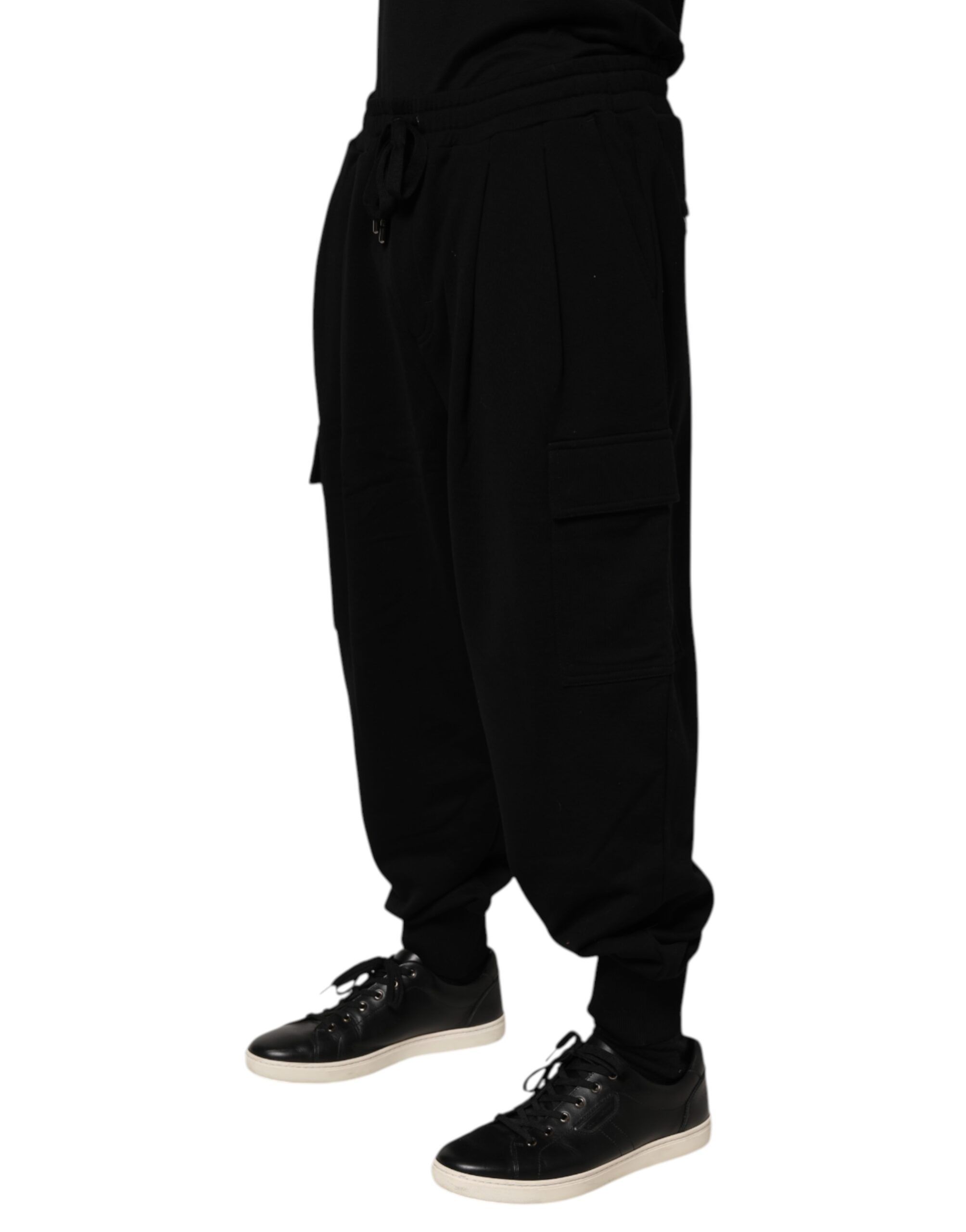 Cotton Blend Cargo Joggers Drawstring Men's Pants (Pre-Owned) - Dolce & Gabbana - Modalova