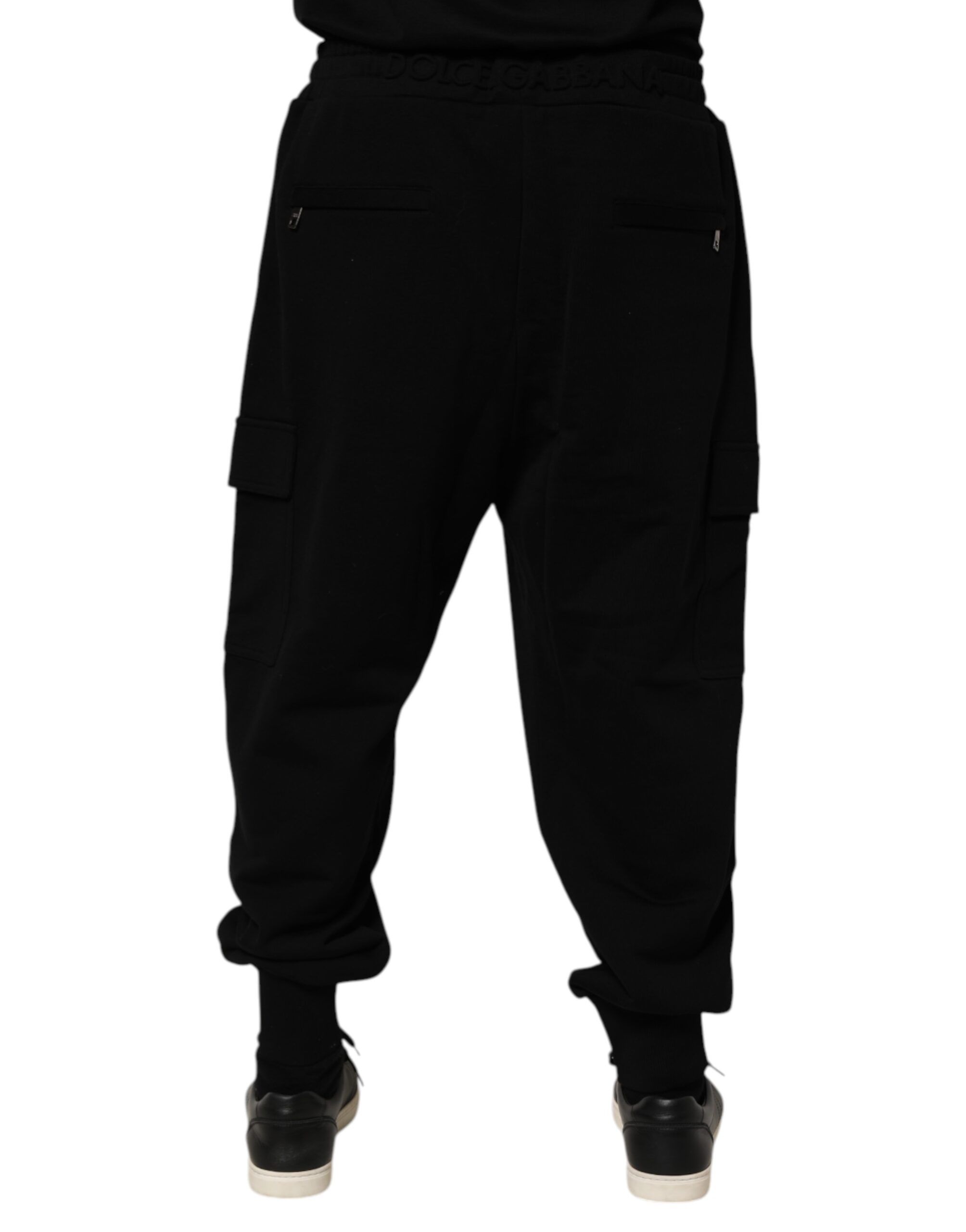 Cotton Blend Cargo Joggers Drawstring Men's Pants (Pre-Owned) - Dolce & Gabbana - Modalova