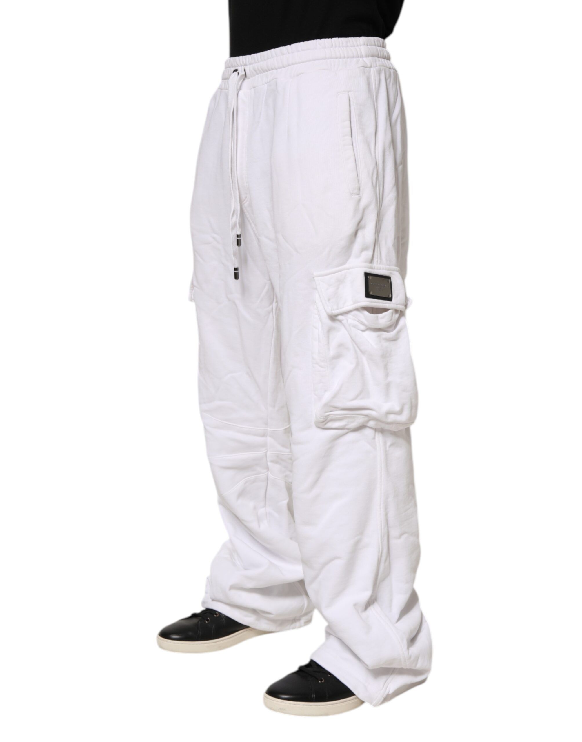 Cotton Cargo Trousers Logo Patch Men's Pants (Pre-Owned) - Dolce & Gabbana - Modalova