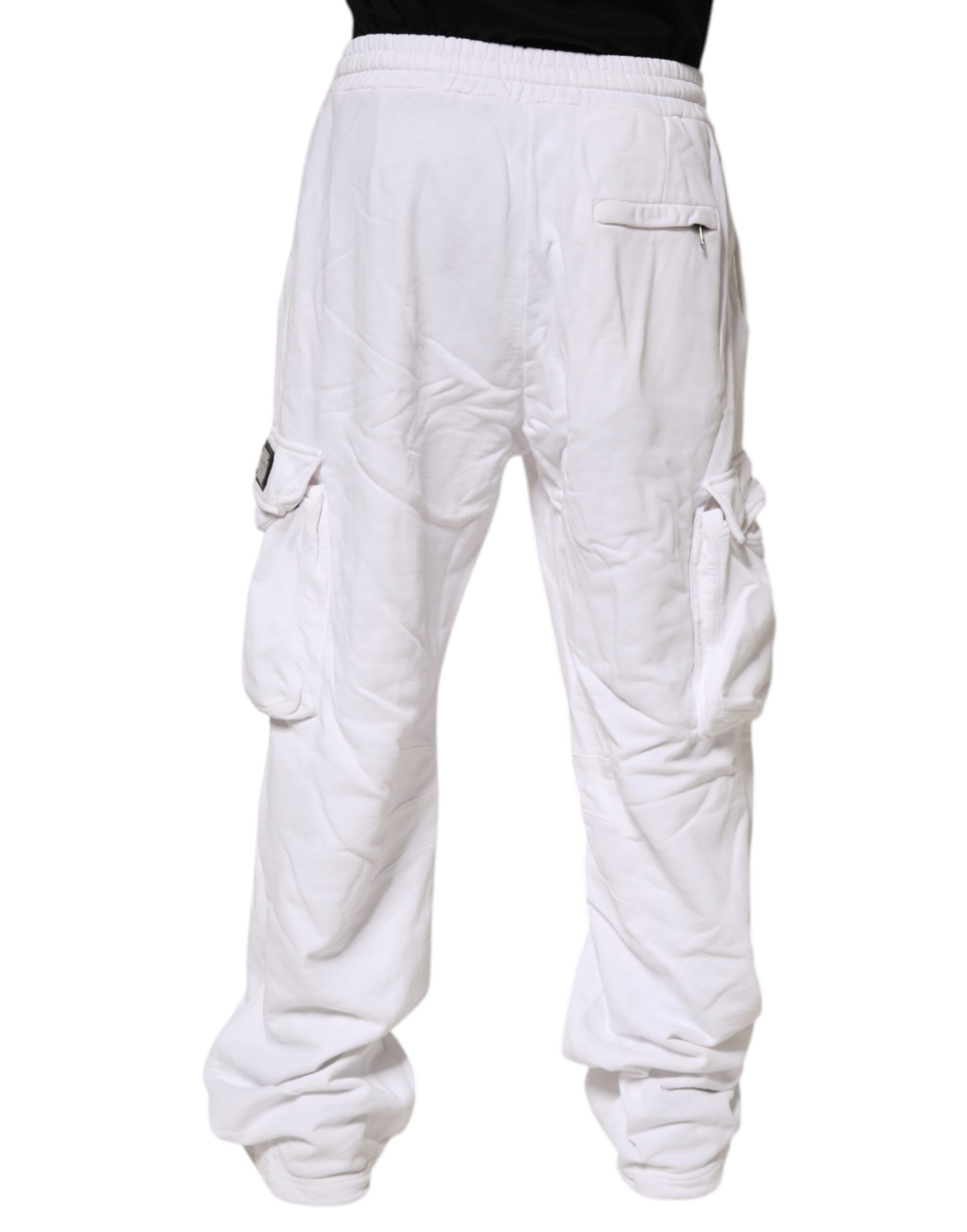 Cotton Cargo Trousers Logo Patch Men's Pants (Pre-Owned) - Dolce & Gabbana - Modalova