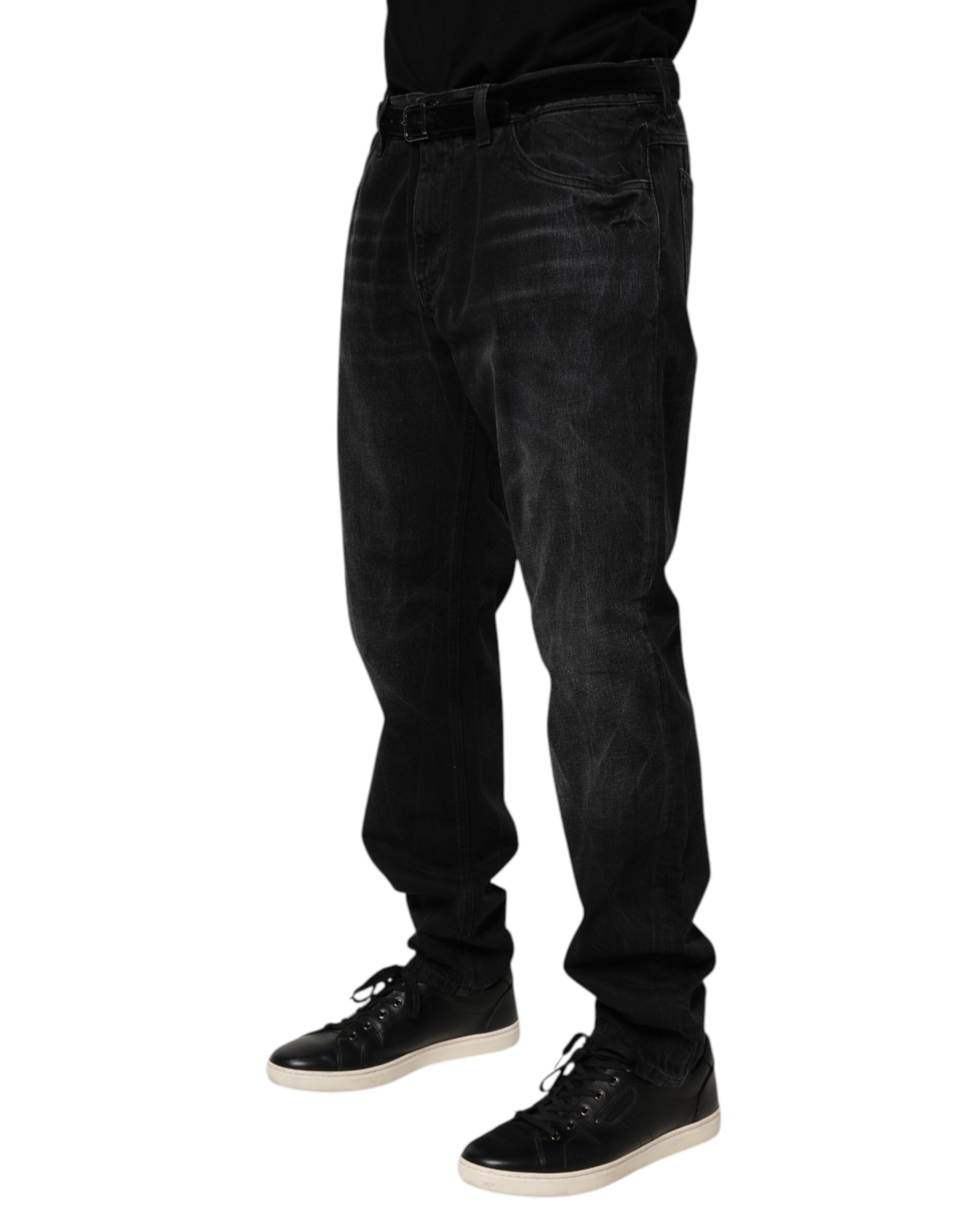 Washed Cotton Skinny Men Denim Men's Jeans - Dolce & Gabbana - Modalova