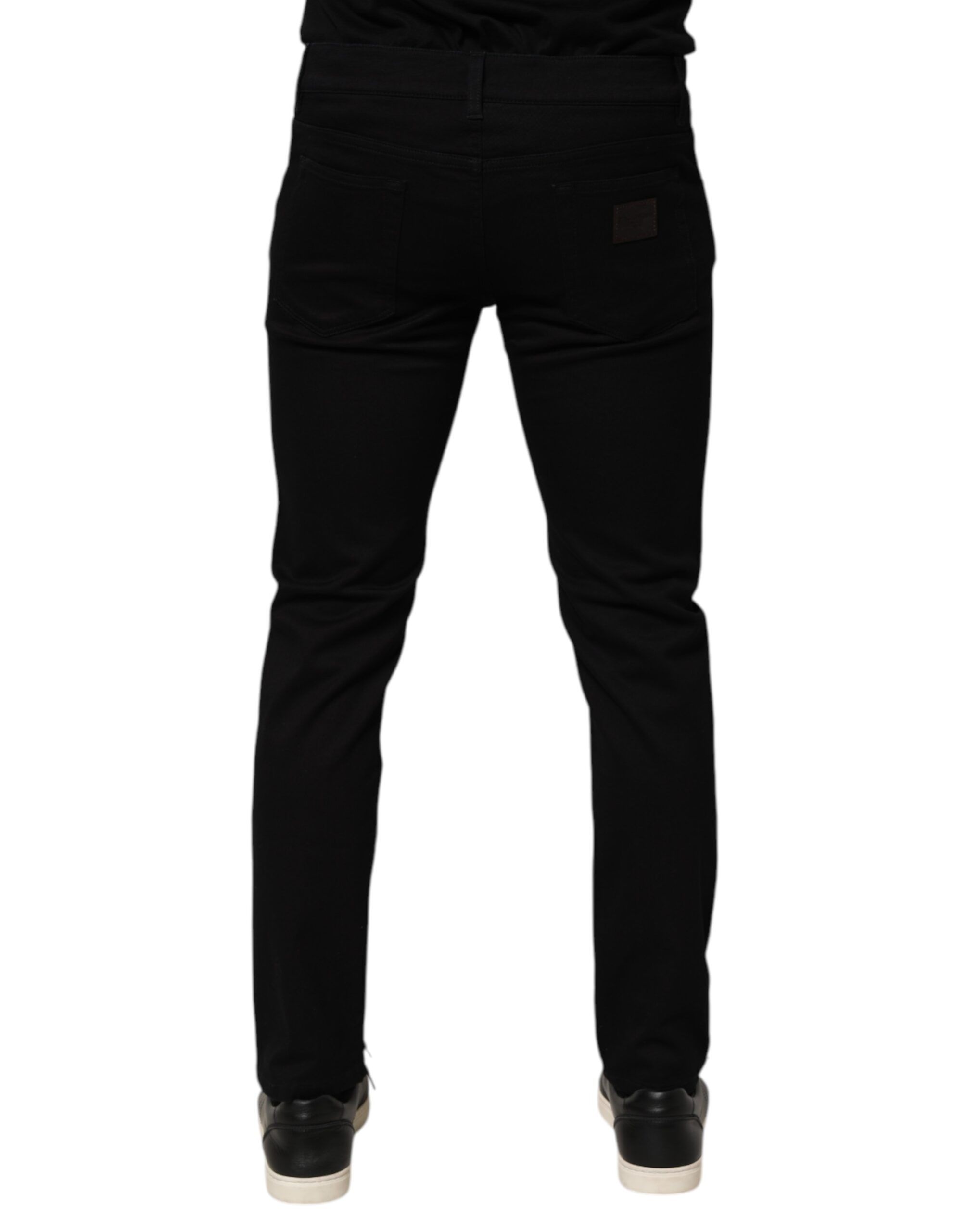 Cotton Blend Skinny Men Trouser Men's Pants - Dolce & Gabbana - Modalova