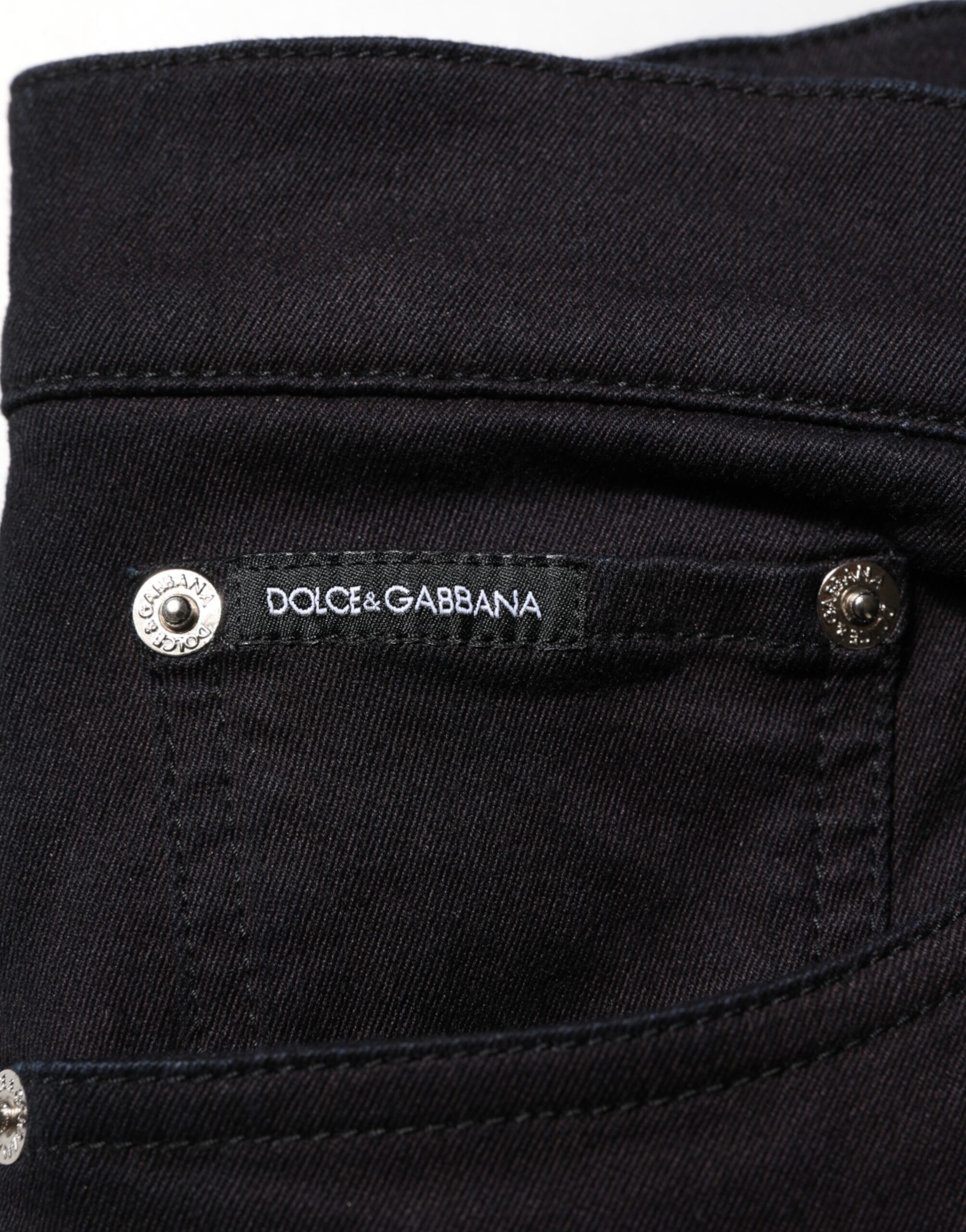 Cotton Blend Skinny Men Trouser Men's Pants - Dolce & Gabbana - Modalova