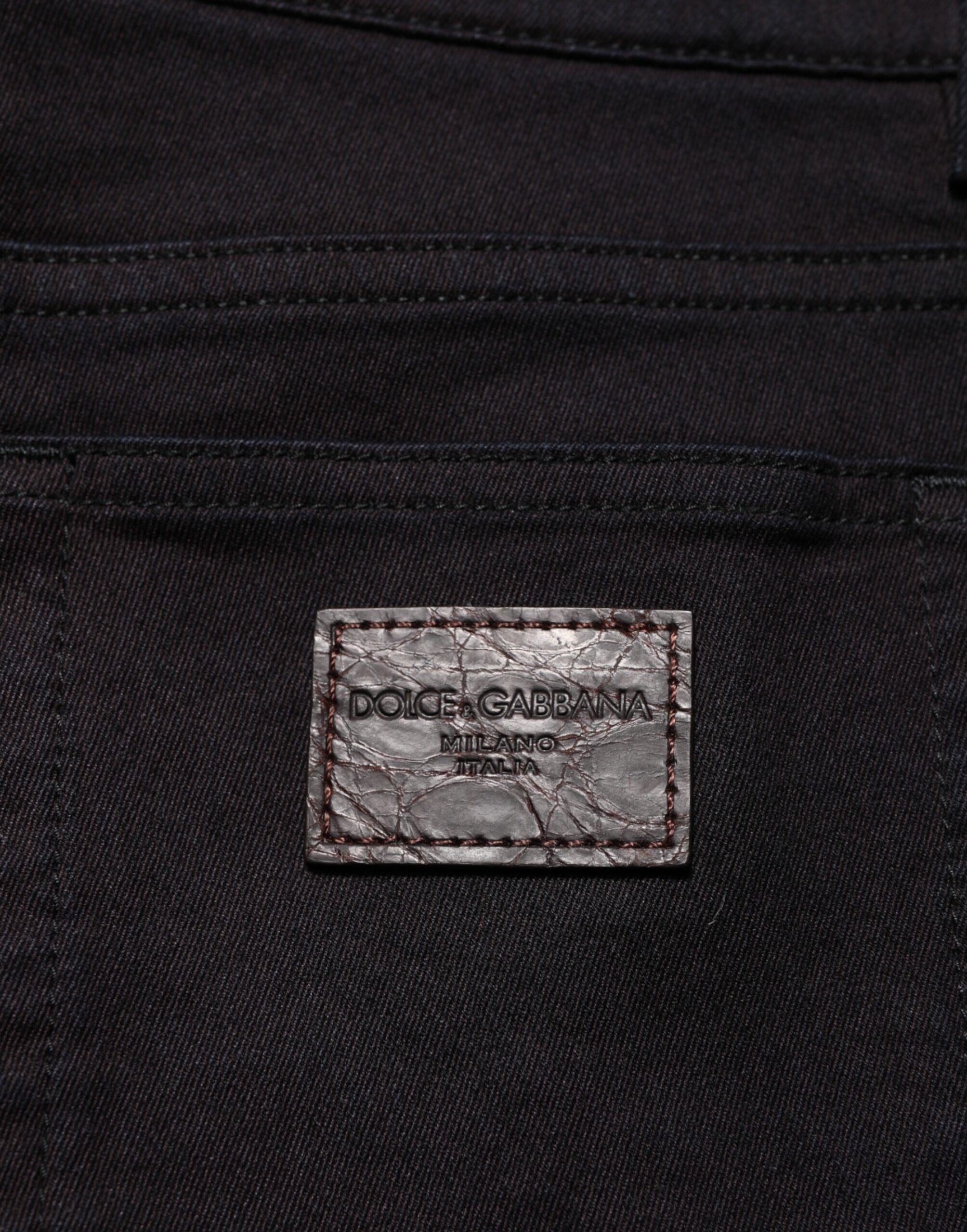 Cotton Blend Skinny Men Trouser Men's Pants - Dolce & Gabbana - Modalova