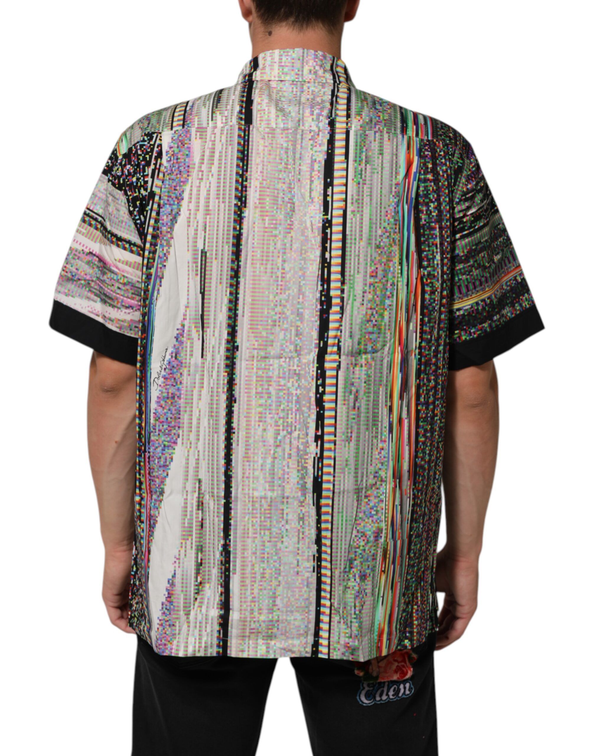 Graphic Collared Casual Men's Shirt - Dolce & Gabbana - Modalova