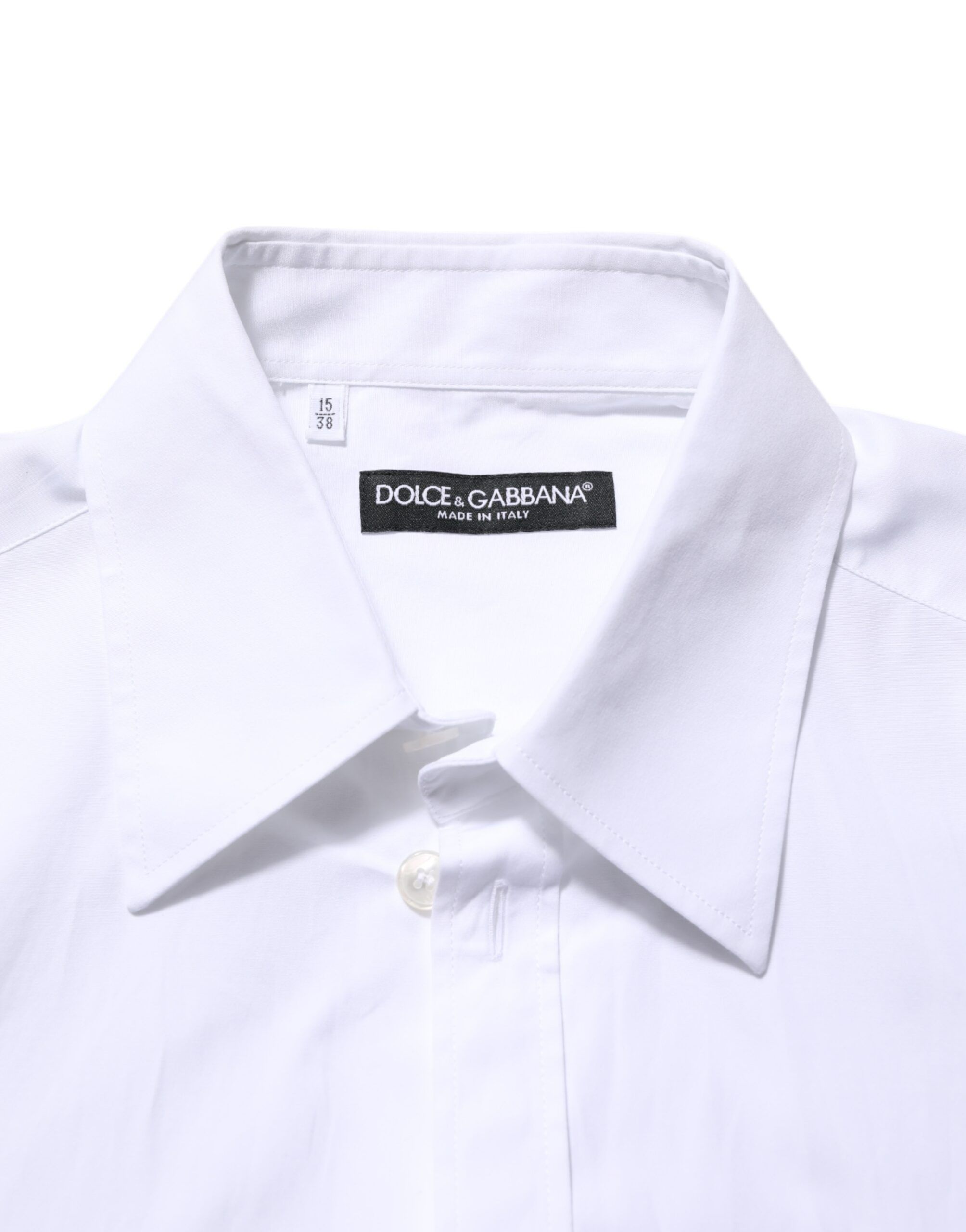 Logo Plaque Collared Formal Dress Men's Shirt (Pre-Owned) - Dolce & Gabbana - Modalova