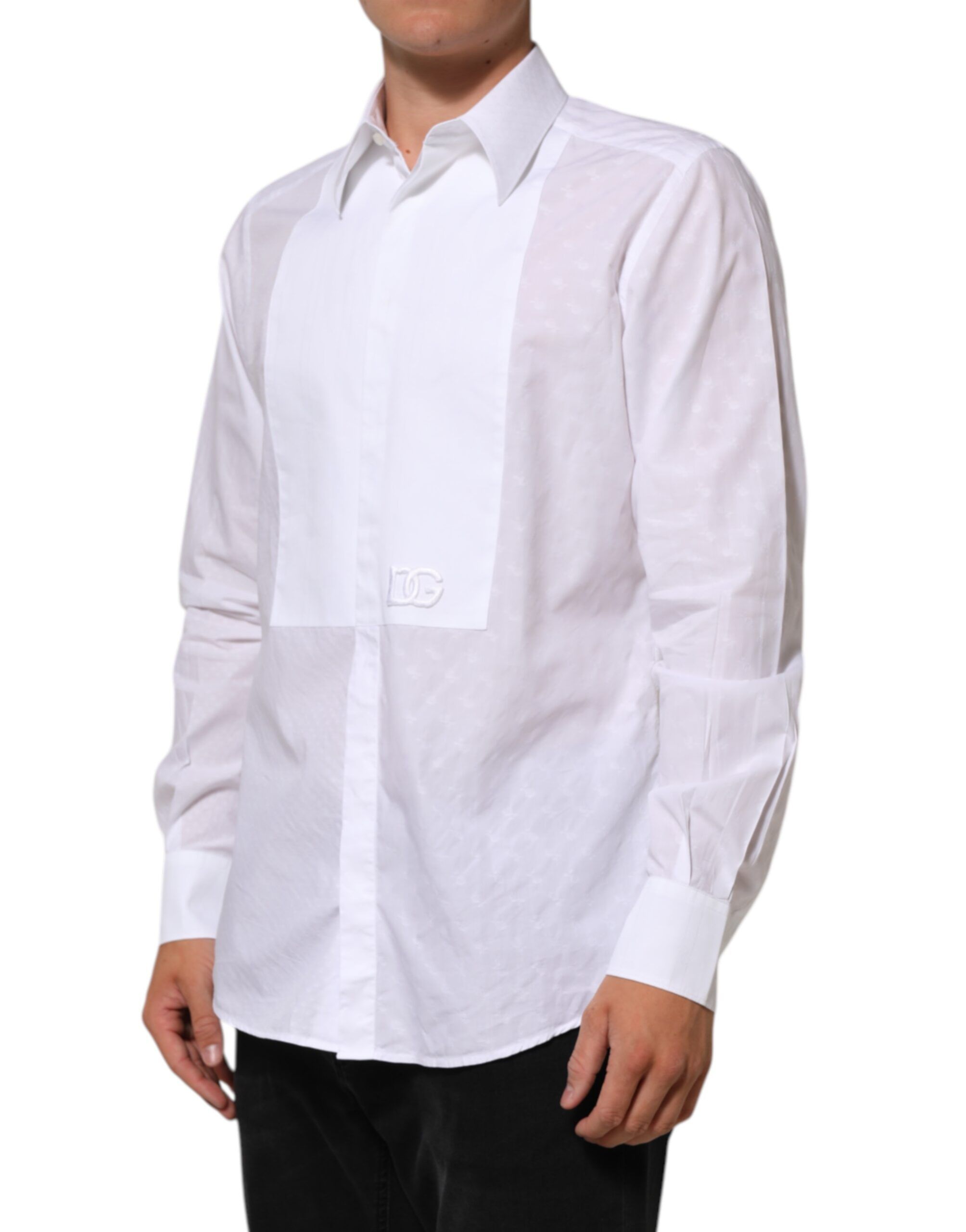Cotton MARTINI Bib Formal Dress Men's Shirt (Pre-Owned) - Dolce & Gabbana - Modalova